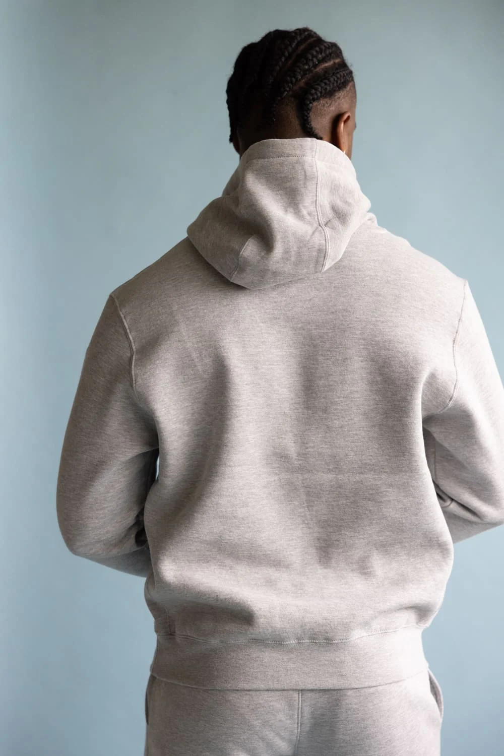 1897 Active City Hoodie for Men in Heather Grey | MJ925-CITY HEATHER GREY - Image 2