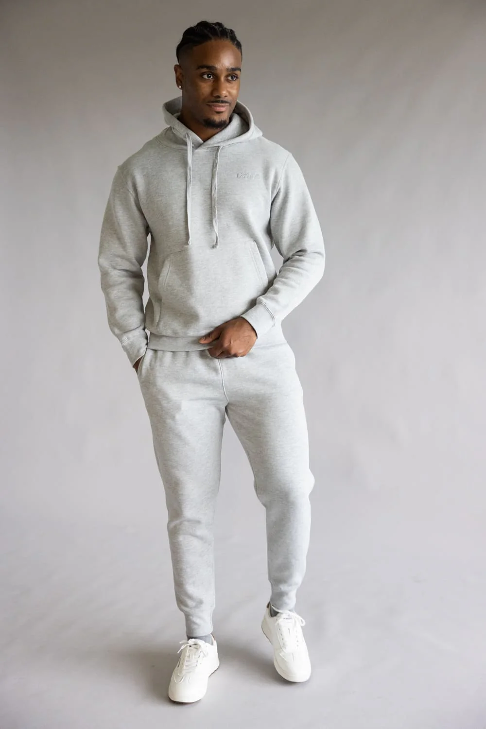 1897 Active City Joggers for Men in Heather Grey  | MP925-CITY HEATHER GREY - Image 2