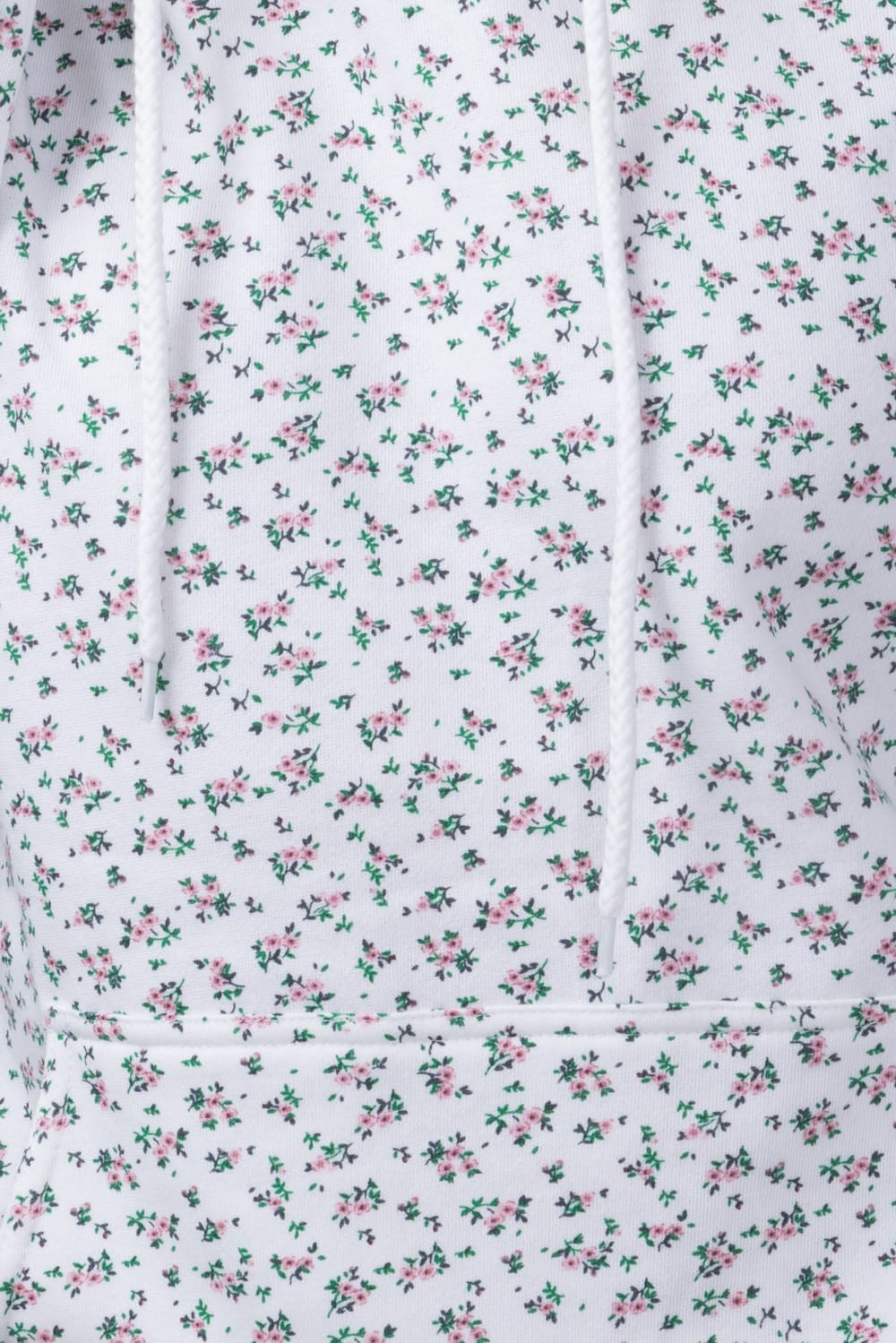 1897 Active Ditsy Floral Hoodie for Women in Ivory | GU739-IVORY - Image 2
