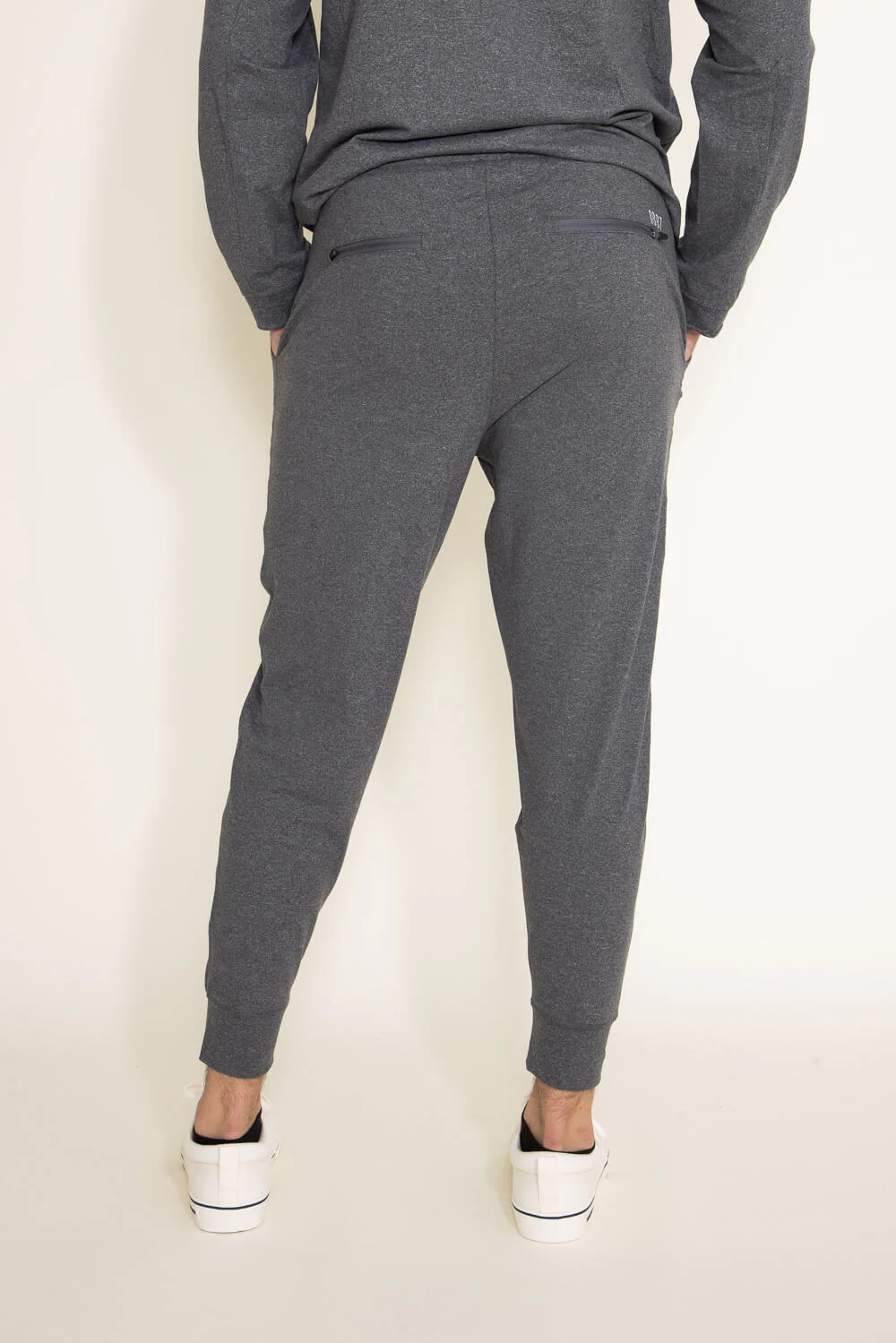1897 Active Every Day Performance Joggers for Men in Charcoal | MP850-CHARCOALHEATHER - Image 2