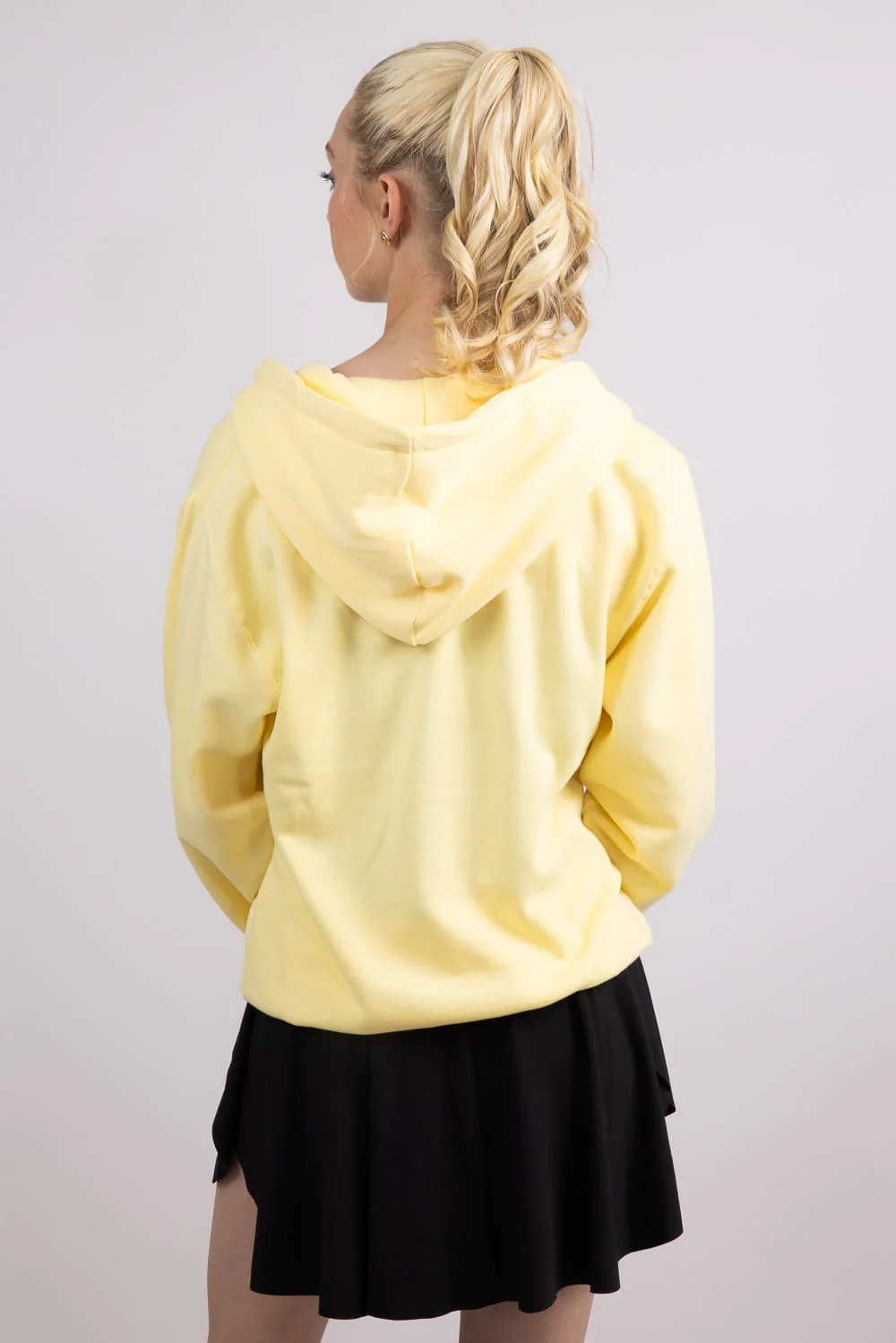 1897 Active Full Zip Fleece Hoodie for Women in Butter Yellow | JK550-LTYELLOW - Image 2