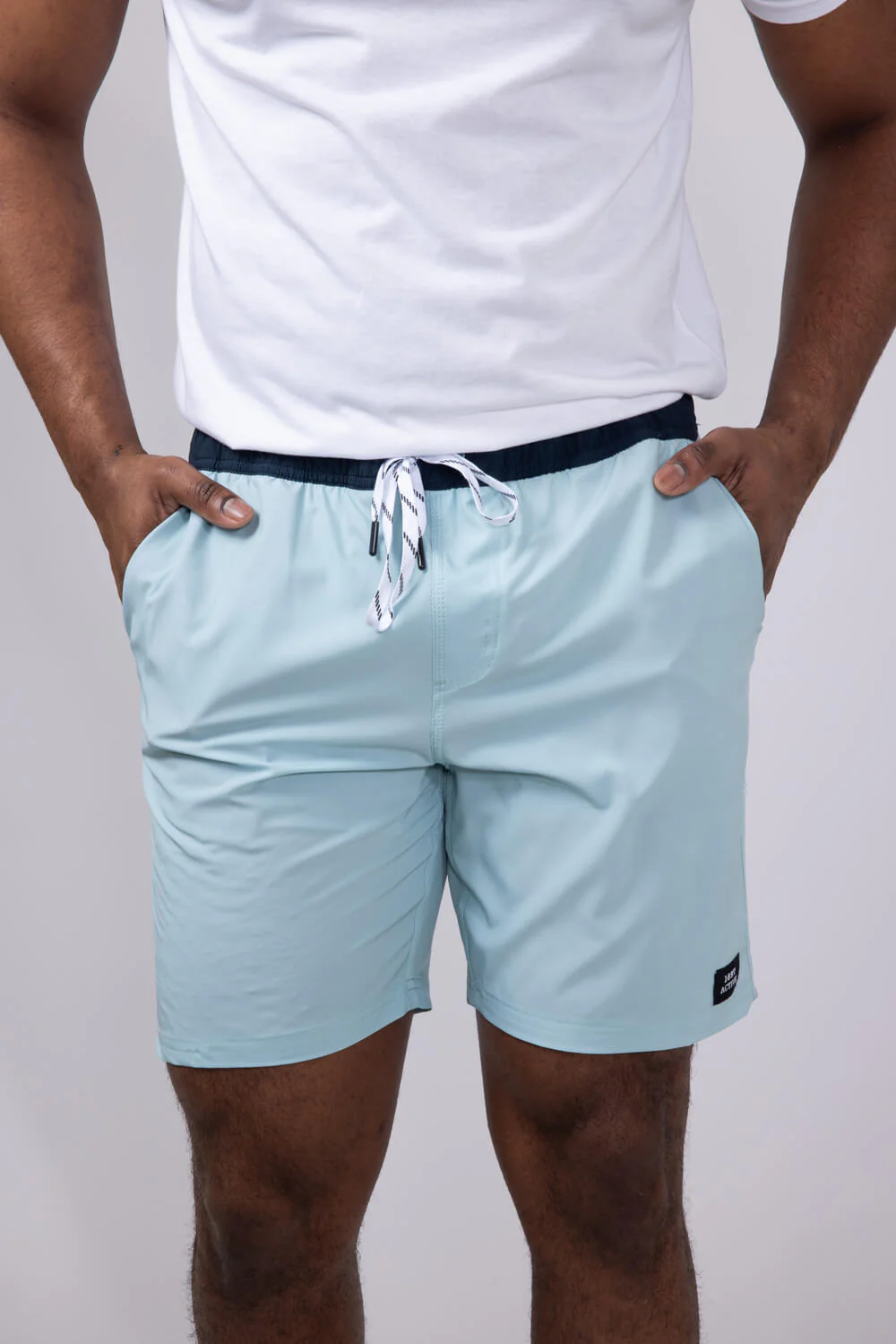 1897 Active Levitate Shorts for Men in Light Blue | STEW26-LIGHT BLUE - Image 4