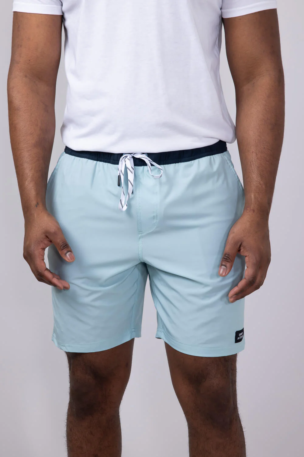 1897 Active Levitate Shorts for Men in Light Blue | STEW26-LIGHT BLUE - Image 6