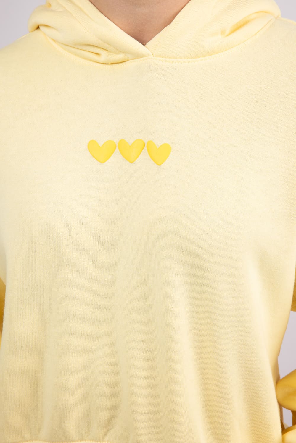 1897 Active Love You Like A Summer Sunset Hoodie for Women in Butter Yellow | JU1922-LTYELLOW - Image 5
