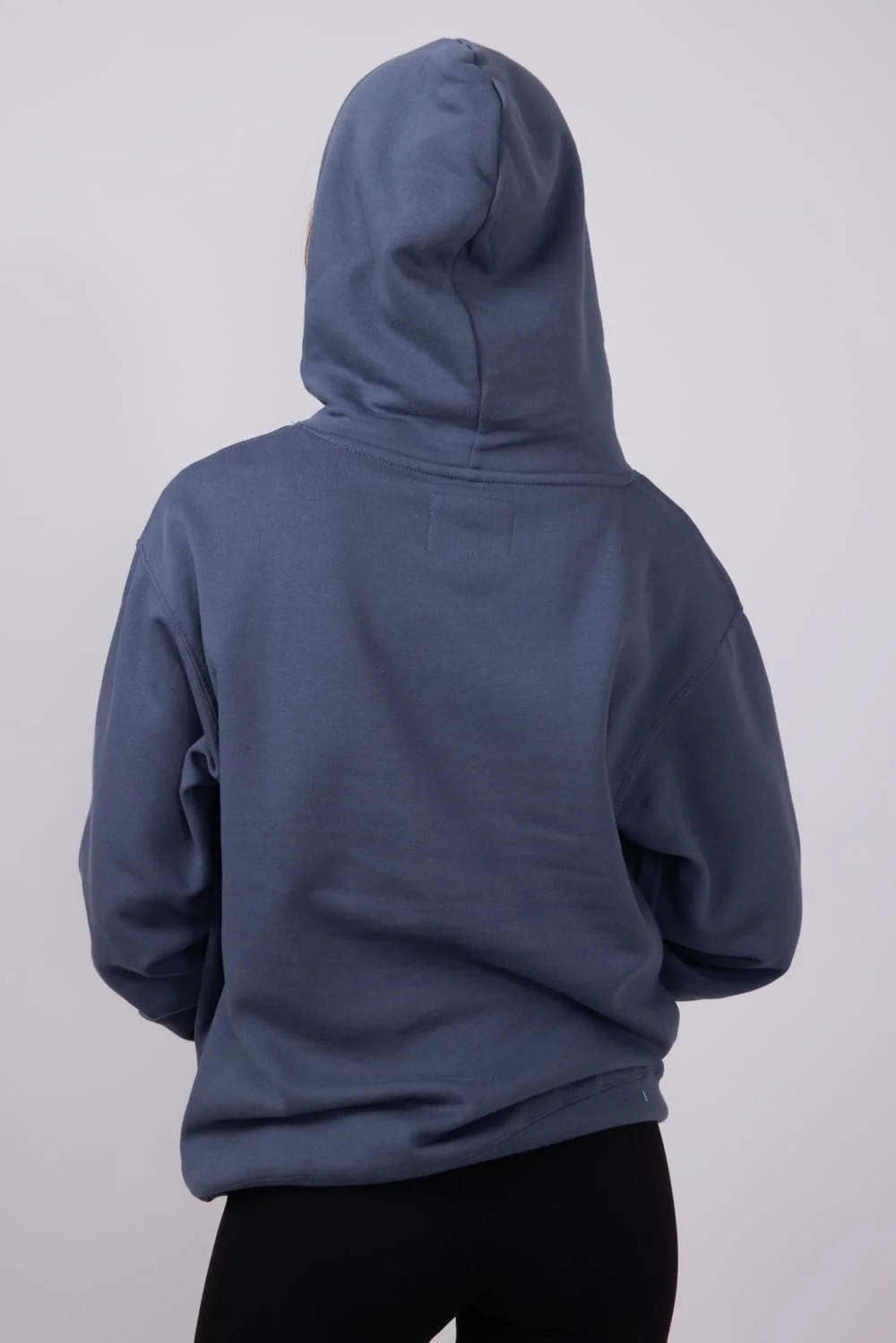 1897 Active Michigan Embroidered Hoodie for Women in Blue | JT082-MI-DENIMBLUE - Image 2