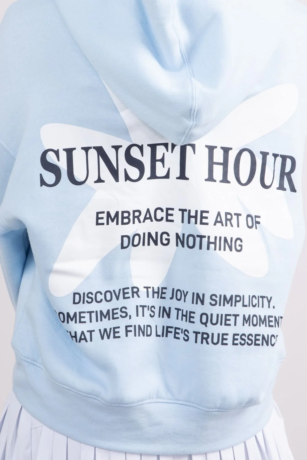 1897 Active Sunset Hour Hoodie for Women in Light Blue | JU1918-BLUE - Image 7