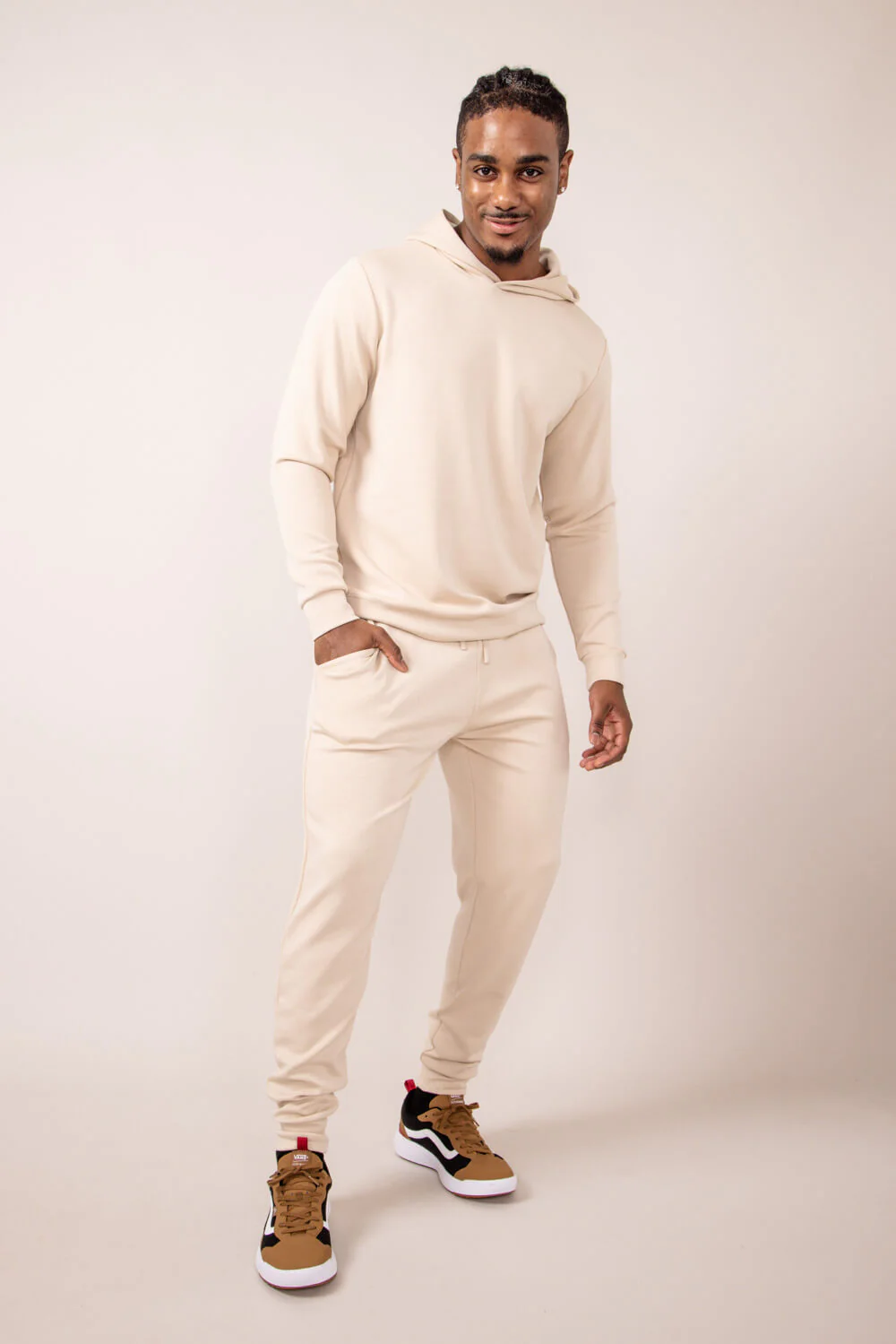 1897 Active Ultimate Joggers for Men in Beige | MP992-BEIGE - Image 2