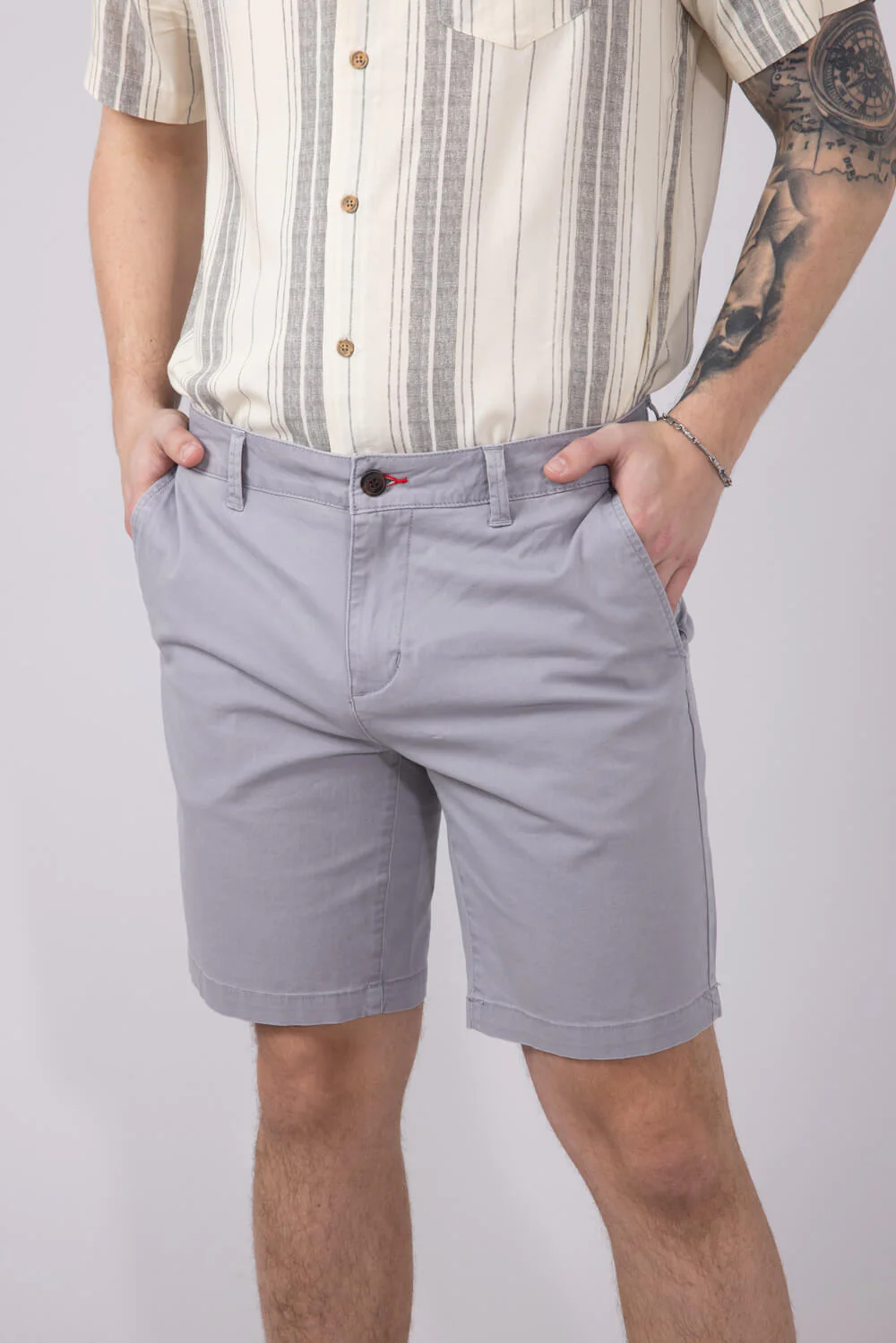 1897 Legends 9" Heavy Washed Twil Flat Front Shorts for Men - Image 2