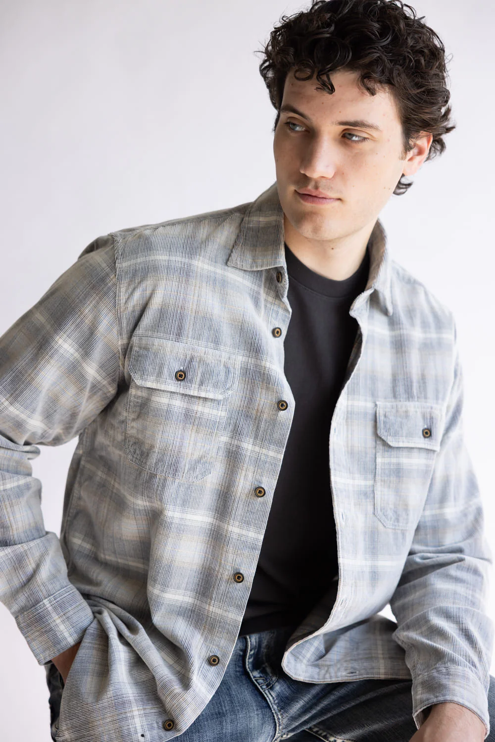 1897 Legends Corduroy Plaid Flannel for Men - Image 2