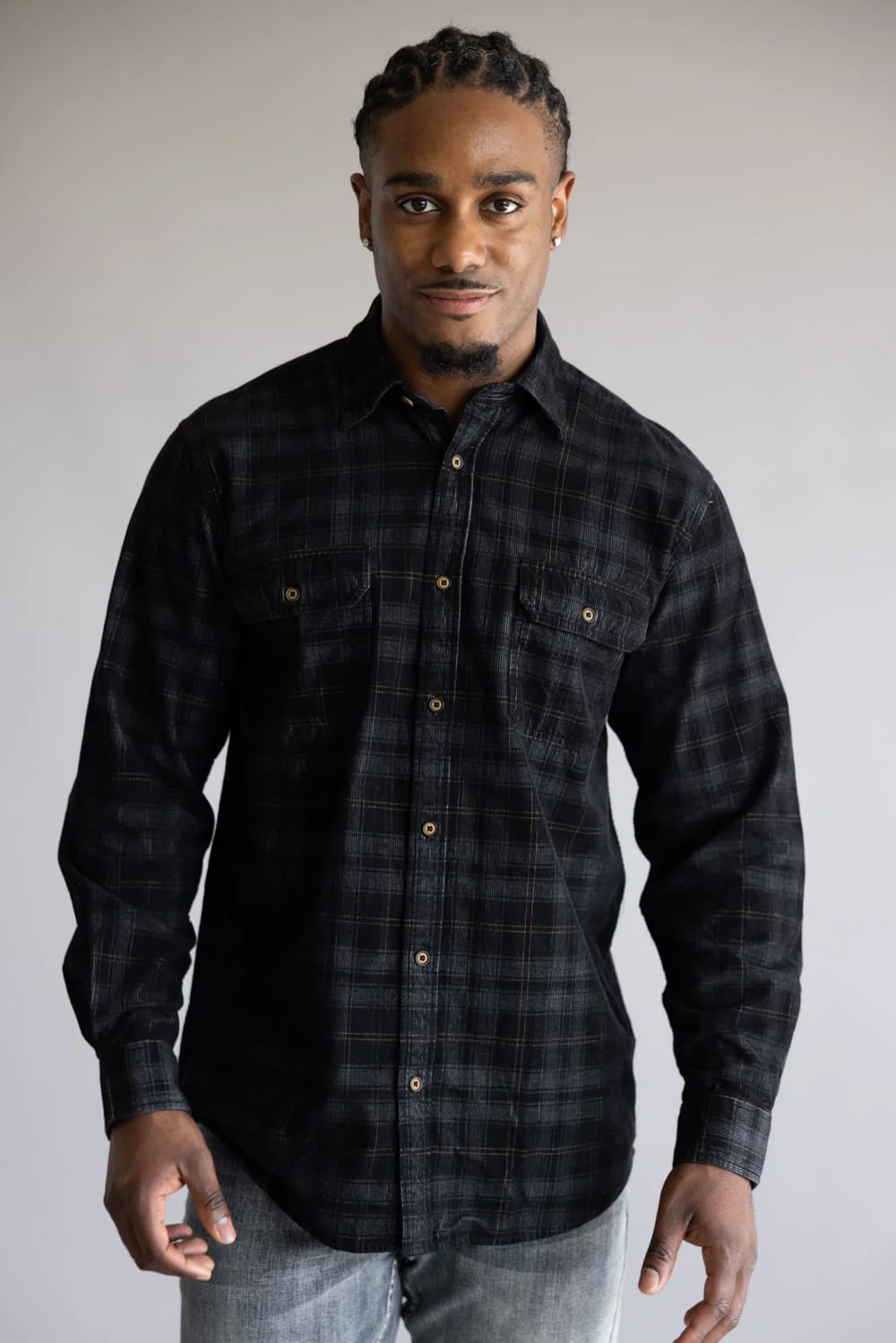 1897 Legends Corduroy Plaid Flannel for Men - Image 3