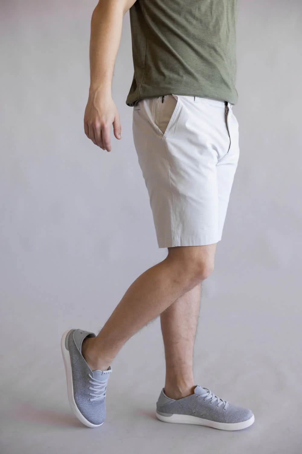 1897 Legends Freedom Shorts for Men in Quiet Gray | GS35408-QUIETGRAY - Image 2