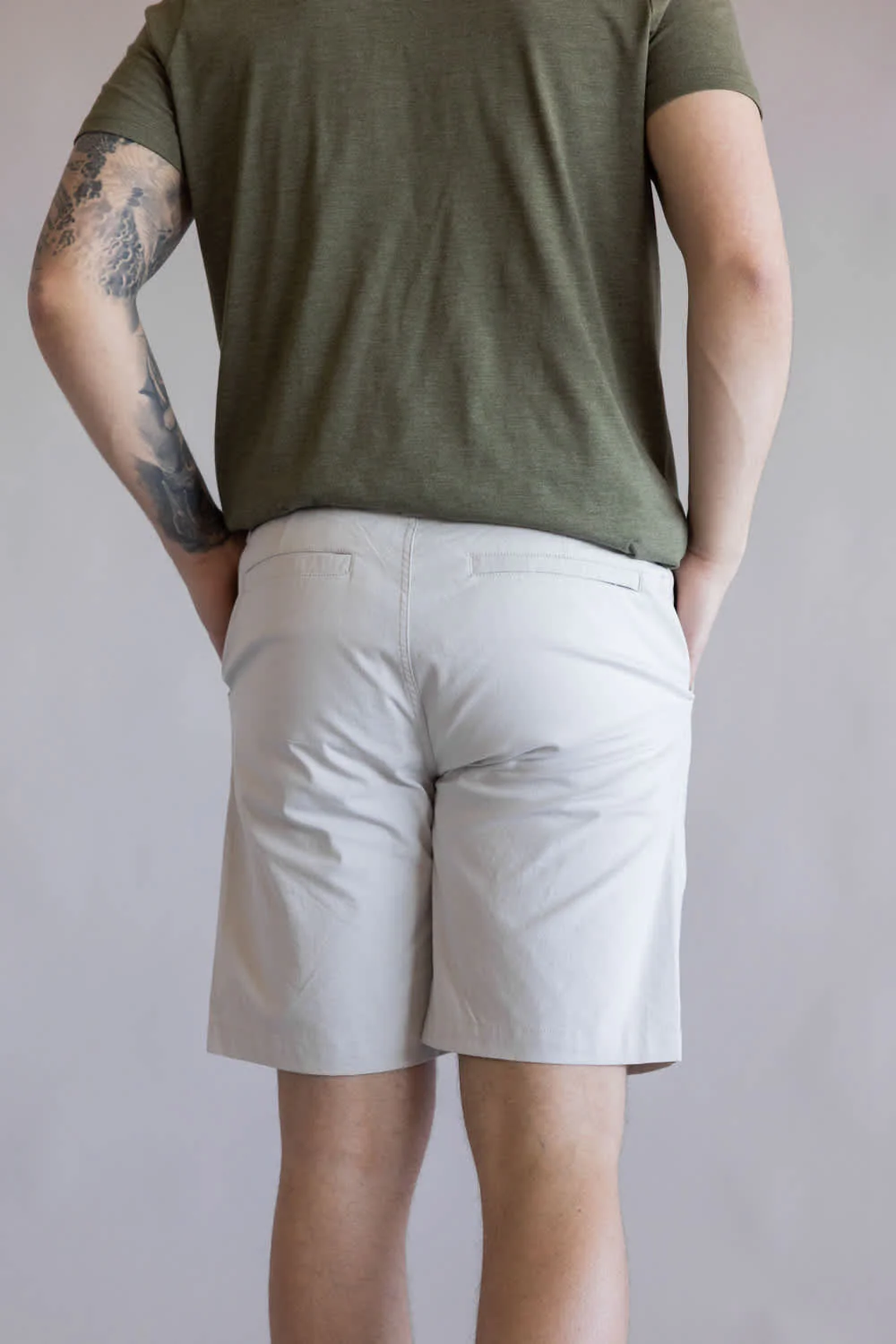 1897 Legends Freedom Shorts for Men in Quiet Gray | GS35408-QUIETGRAY - Image 4