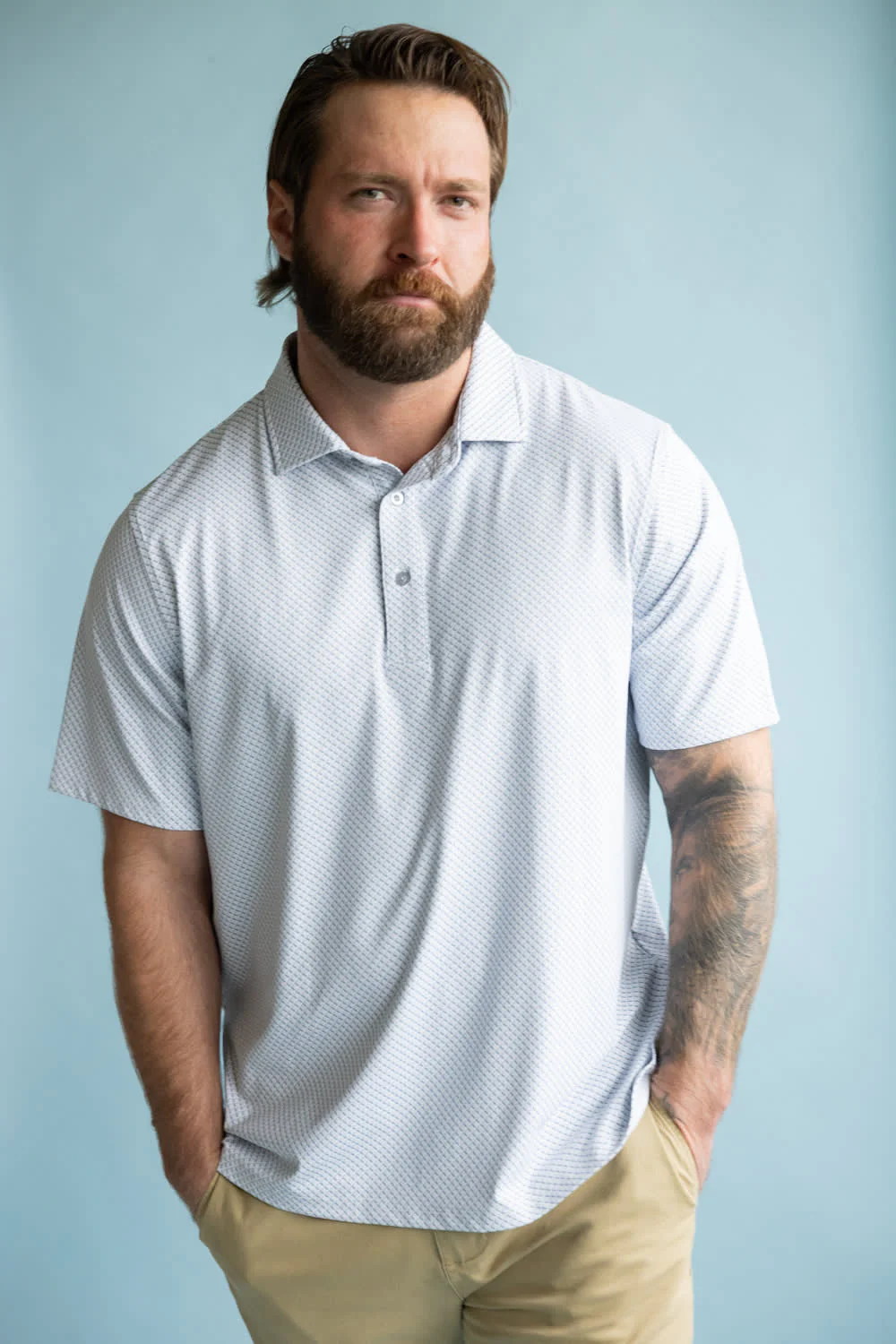 1897 Legends Geometric Polo for Men - Image 2