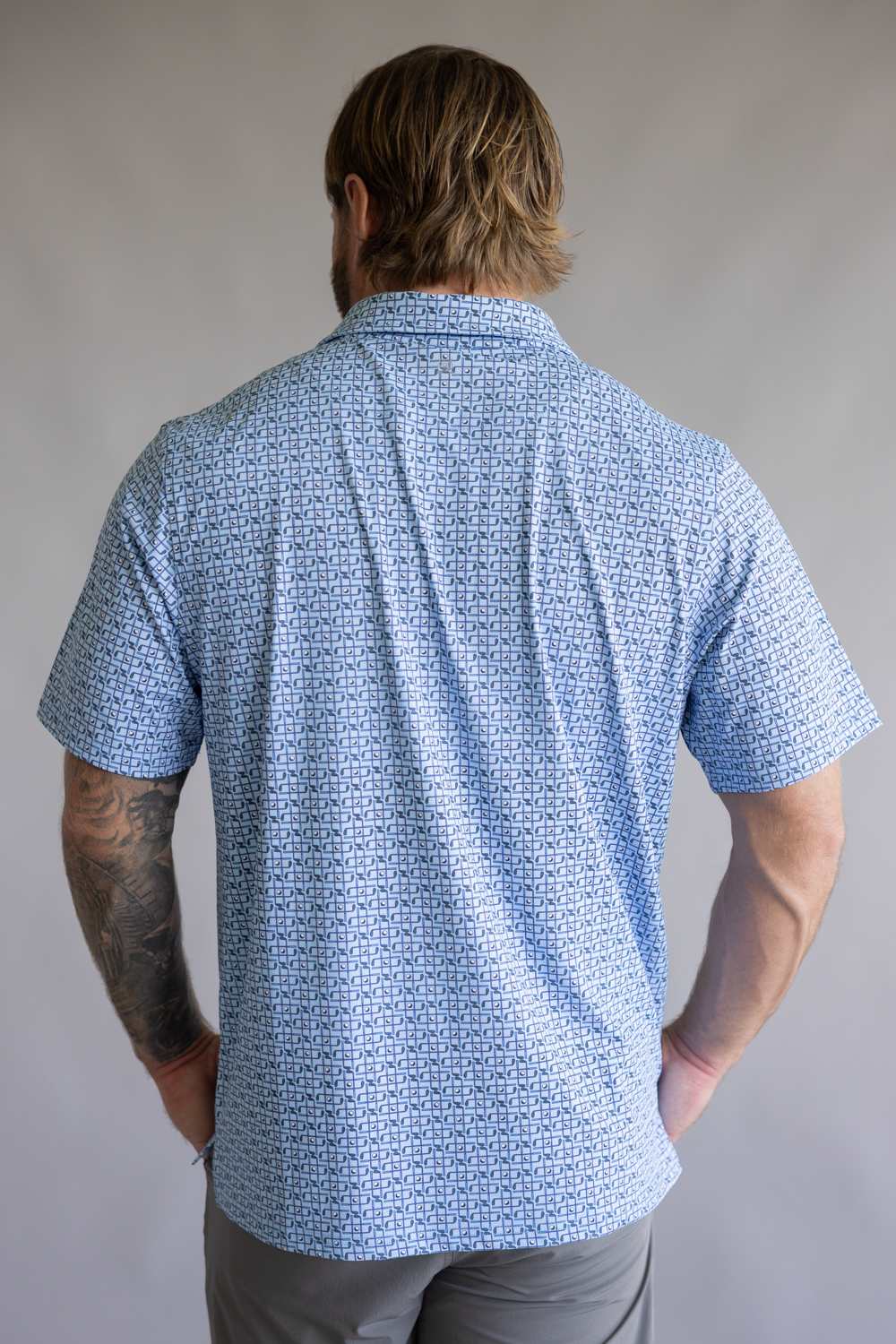 1897 Legends Golf Clubs Polo for Men in Blue | FGM212-BLUE - Image 2