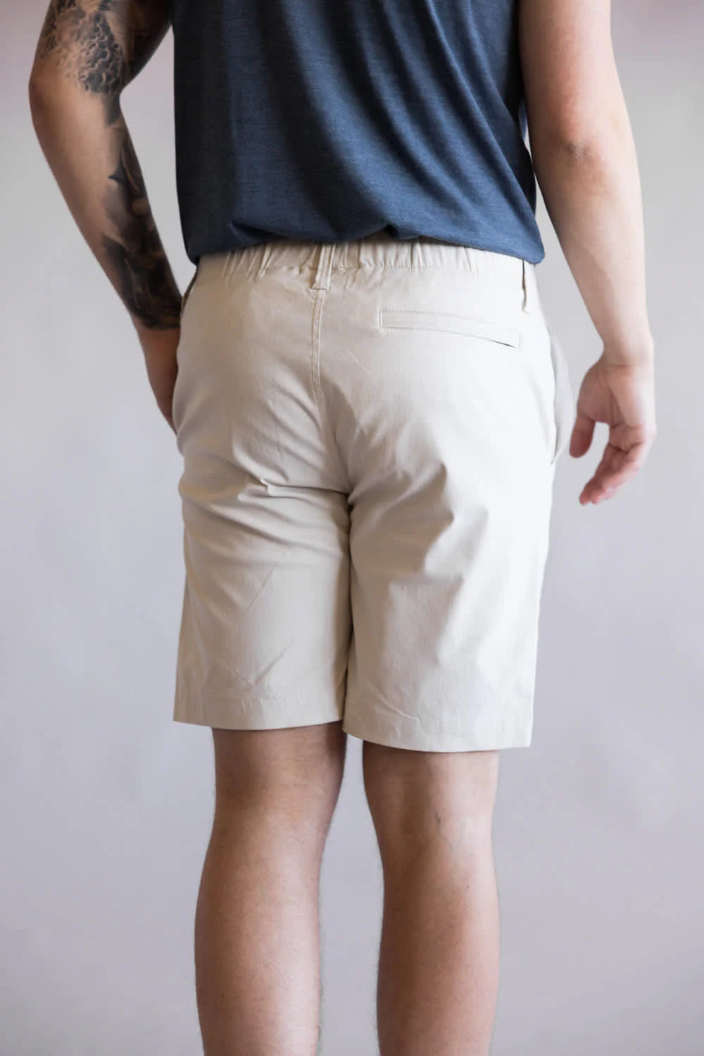1897 Legends Pull On 8” Shorts for Men in Pelican | GS345A08-PELICAN - Image 5