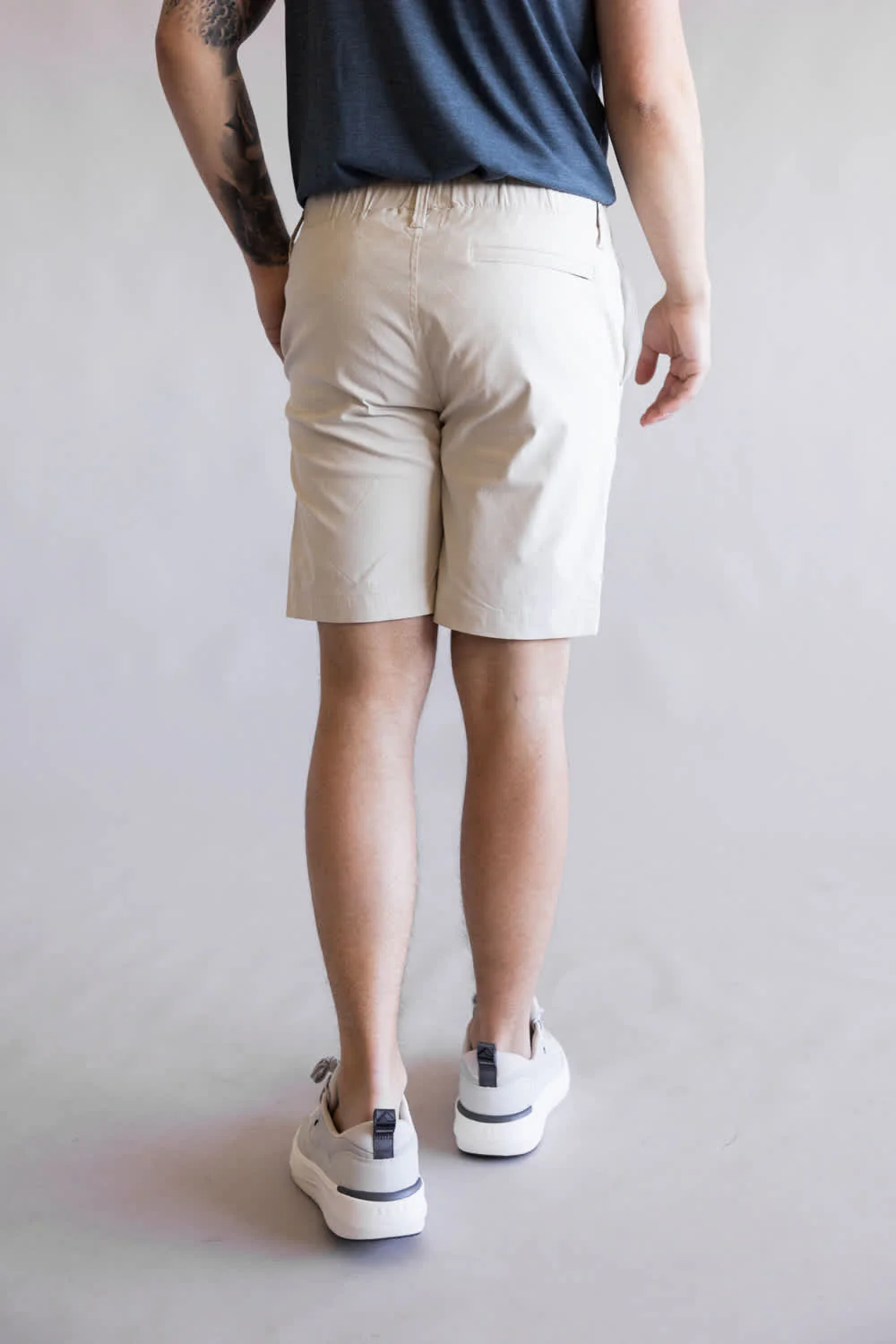 1897 Legends Pull On 8” Shorts for Men in Pelican | GS345A08-PELICAN - Image 6