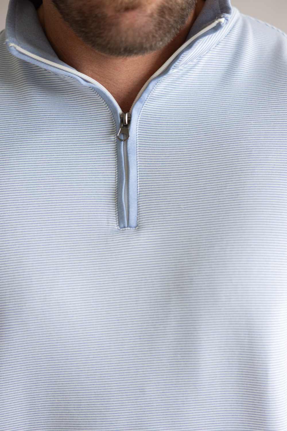 1897 Legends Quarter Zip Pullover for Men in Blue | FGM200-BLUE - Image 2