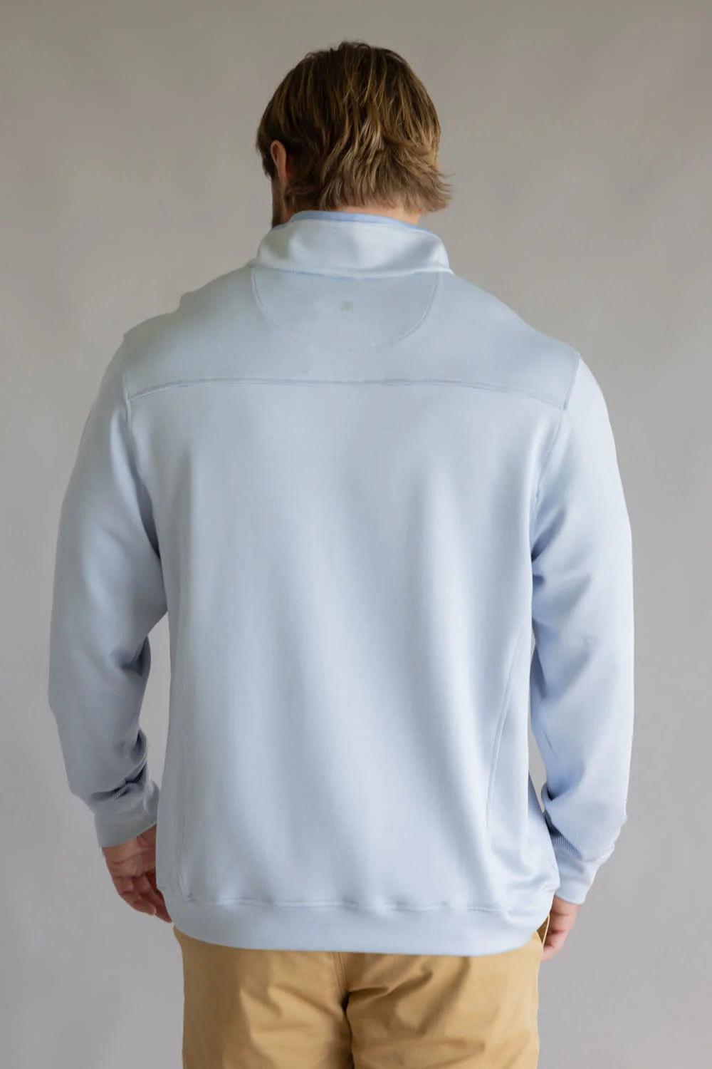 1897 Legends Quarter Zip Pullover for Men in Blue | FGM200-BLUE - Image 3