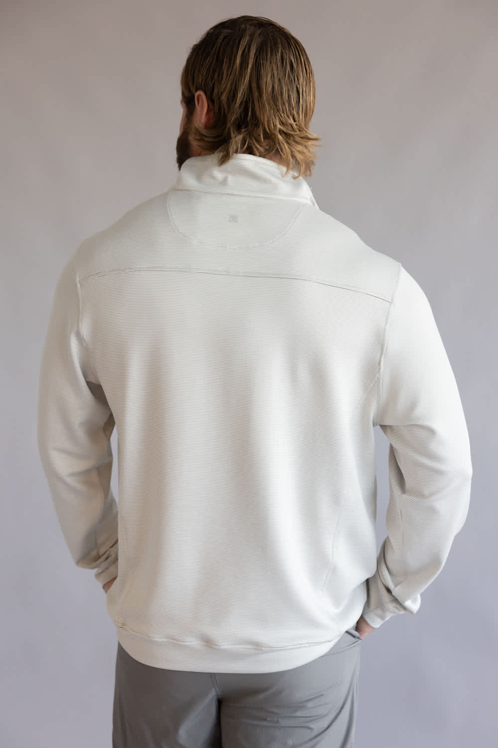 1897 Legends Quarter Zip Pullover for Men in Tan | FGM200-TAN - Image 3
