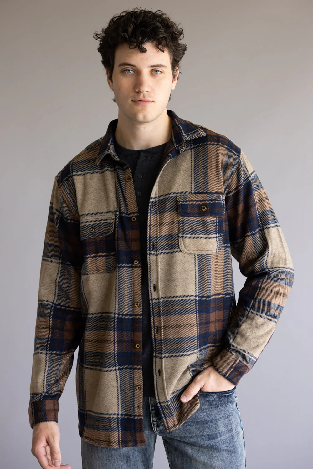 1897 Legends Stretch Flannel Shirt for Men - Image 2