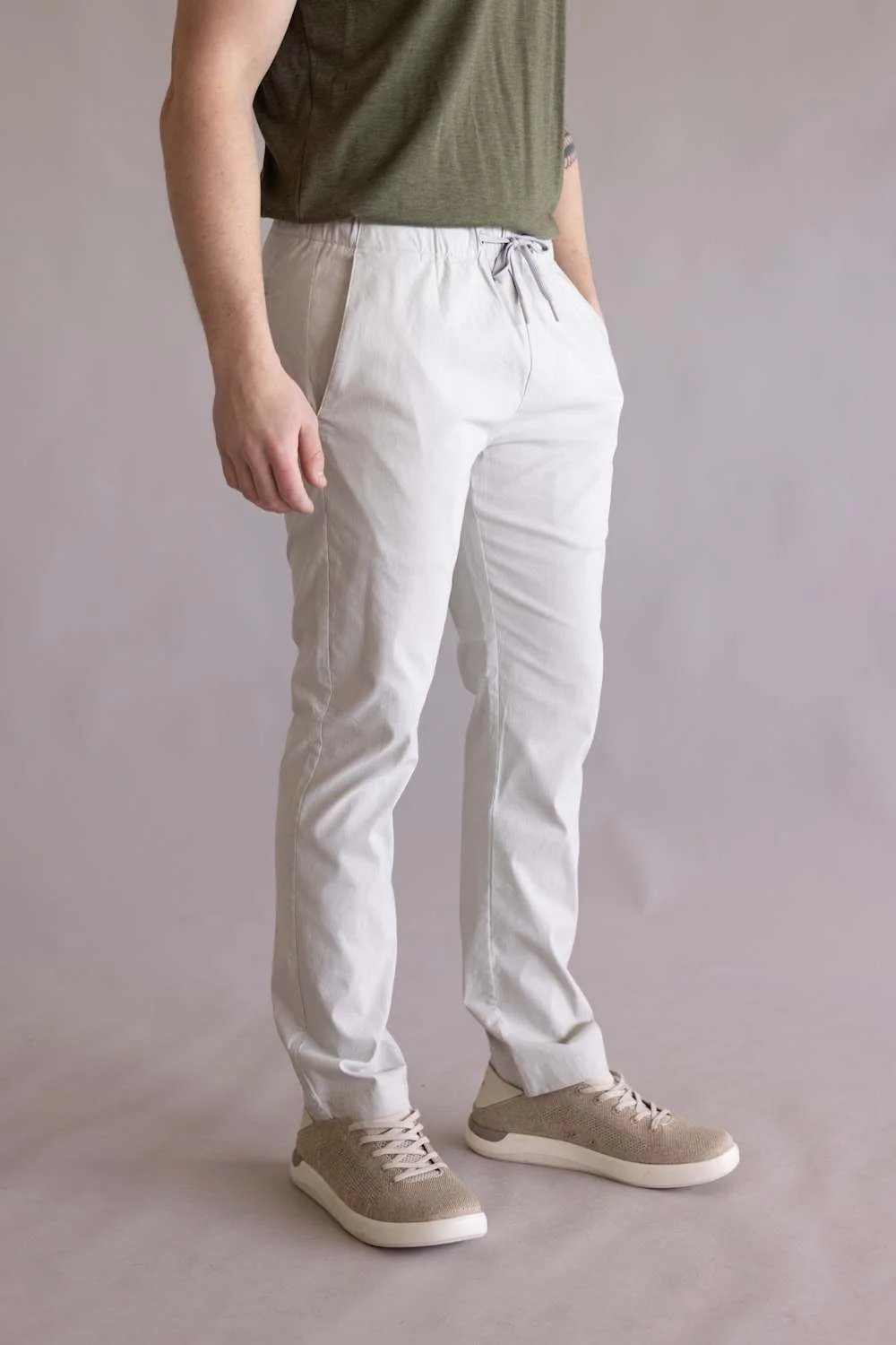 1897 Legends Tech Jogger Pants for Men in Quiet Grey | GP35608-QUIETGRAY - Image 2