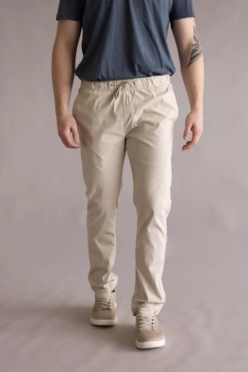 1897 Legends Tech Jogger Pants for Men in Pelican Khaki | GP35608-PELICANKHAKI - Image 2