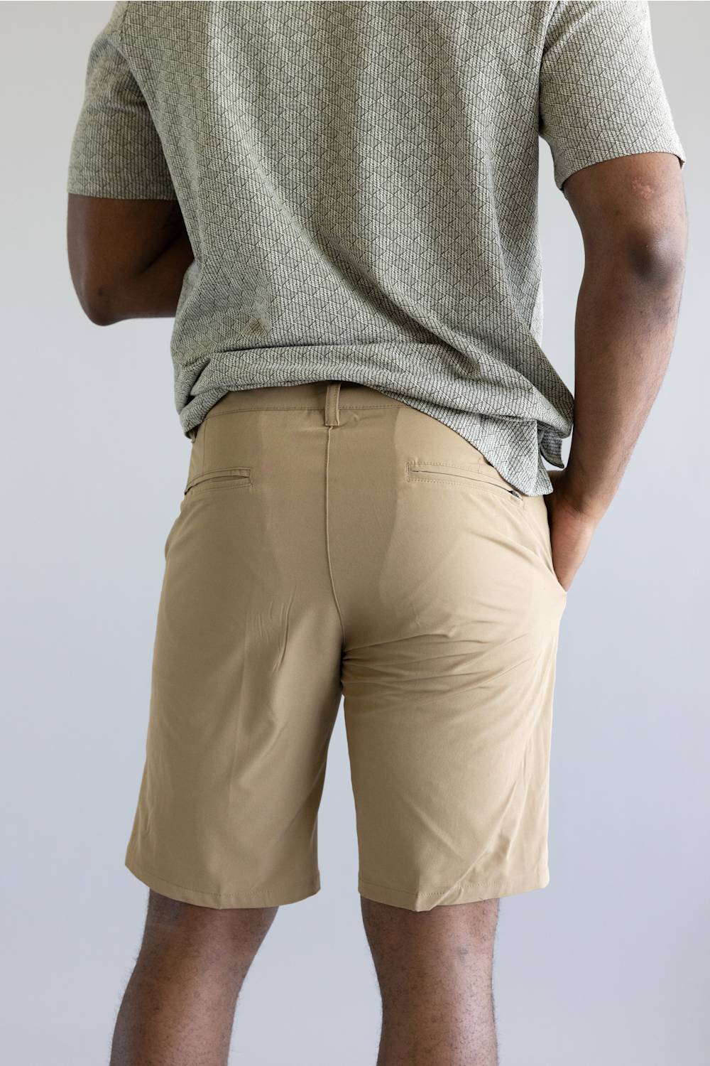 1897 Original Hybrid 9” Shorts for Men in Khaki | XU9820-GL KHAKI - Image 5