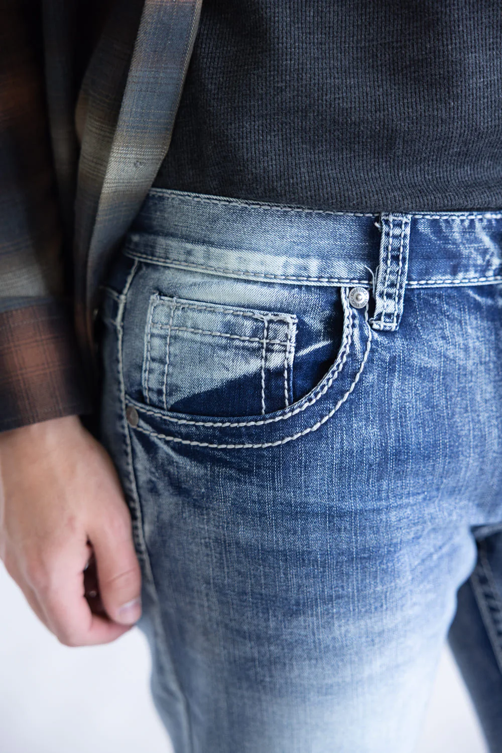 True Luck Ballen Straight Leg Jeans for Men | TL22031406 - Image 5