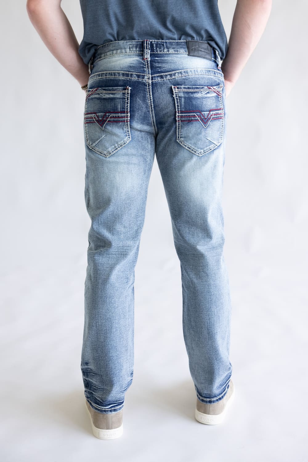 True Luck Fletcher Straight Leg Jeans for Men | TL24041501 - Image 5
