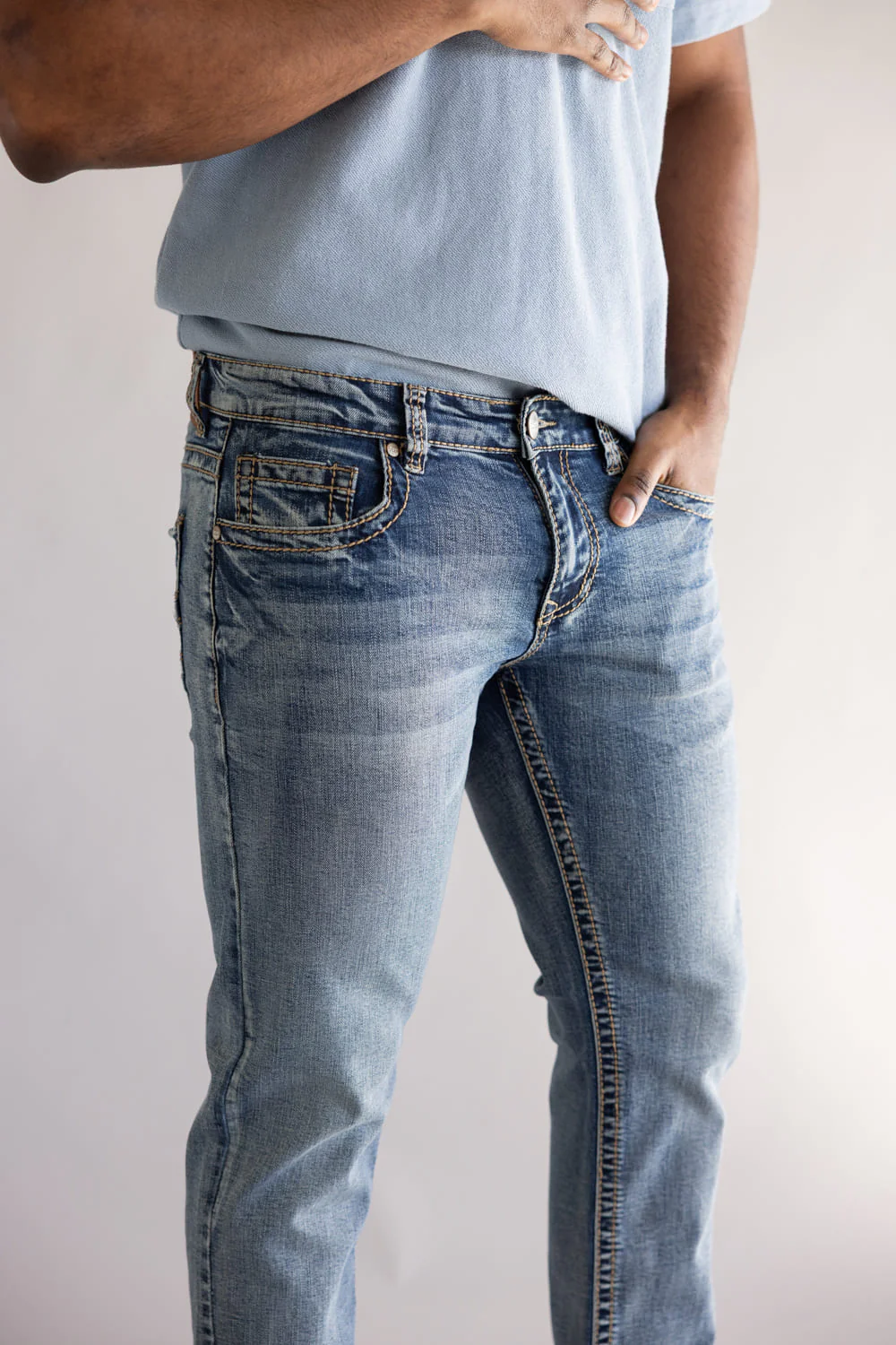 1897 Original Mike Straight Fit Jeans for Men | 2601-MIKE 1897 - Image 4