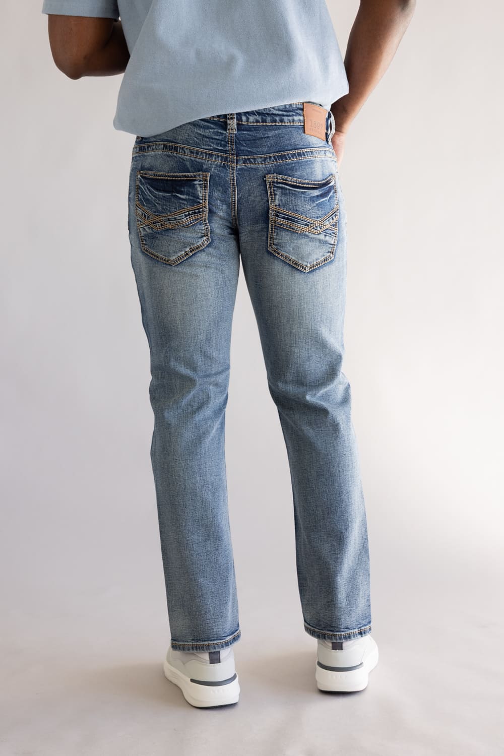 1897 Original Mike Straight Fit Jeans for Men | 2601-MIKE 1897 - Image 5