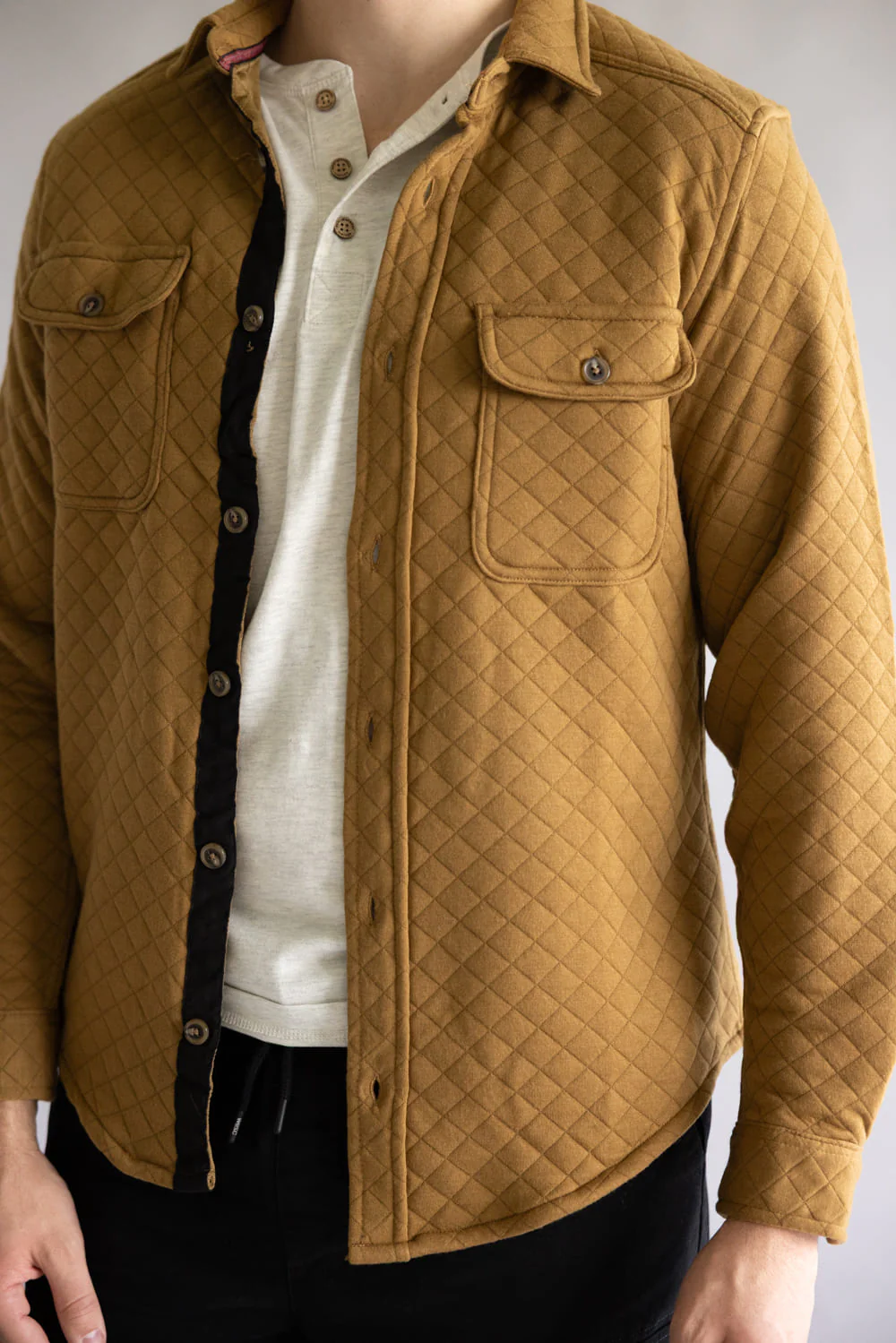 1897 Original Quilted Shirt Jacket for Men in Earth | XT8141GL-EARTH - Image 6