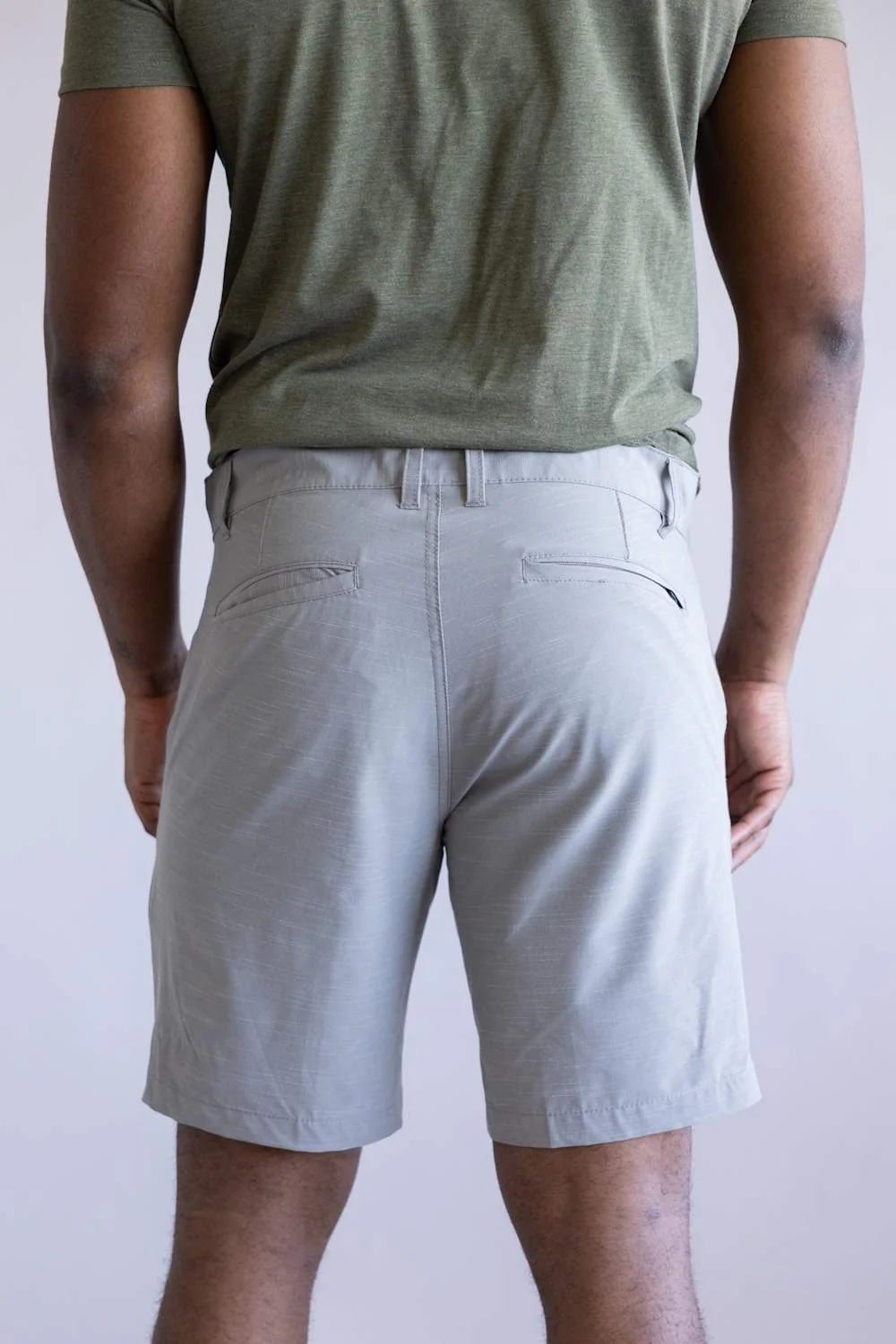 1897 Original Stretch Hybrid Shorts for Men in Grey | XU9823S-GL GREY - Image 3