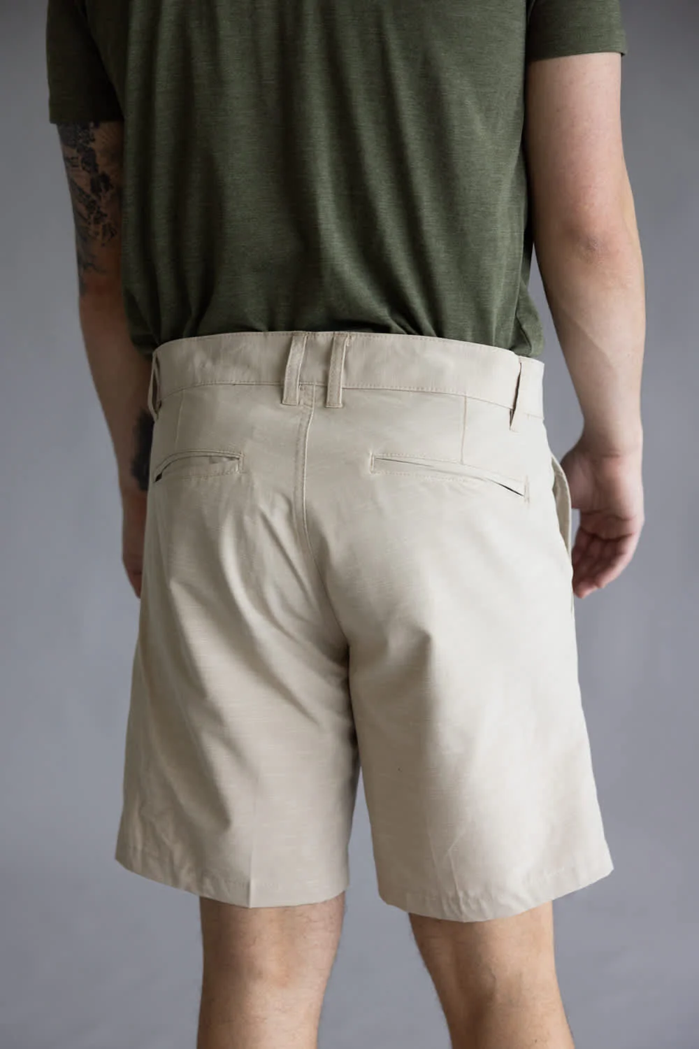 1897 Original Stretch Hybrid Shorts for Men in Sand | XU9823S-GL SAND - Image 3