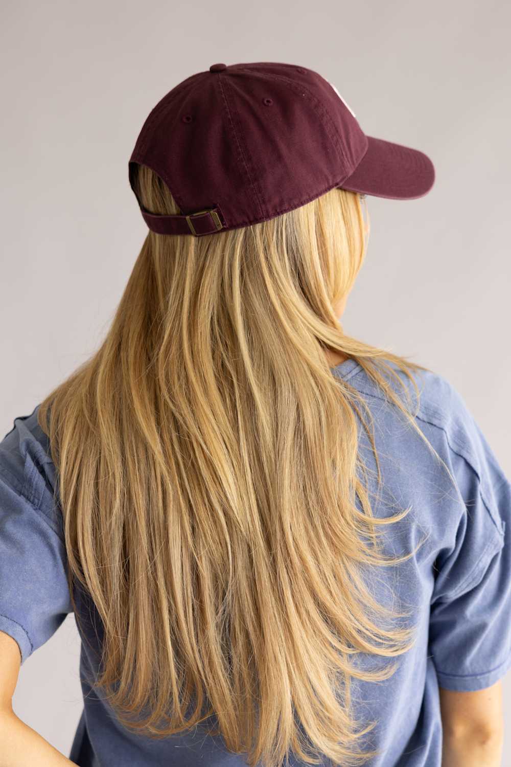 47 New York Yankees Clean Up Hat in Maroon/Pink | B-NLRGW17GWS-KMD - Image 5