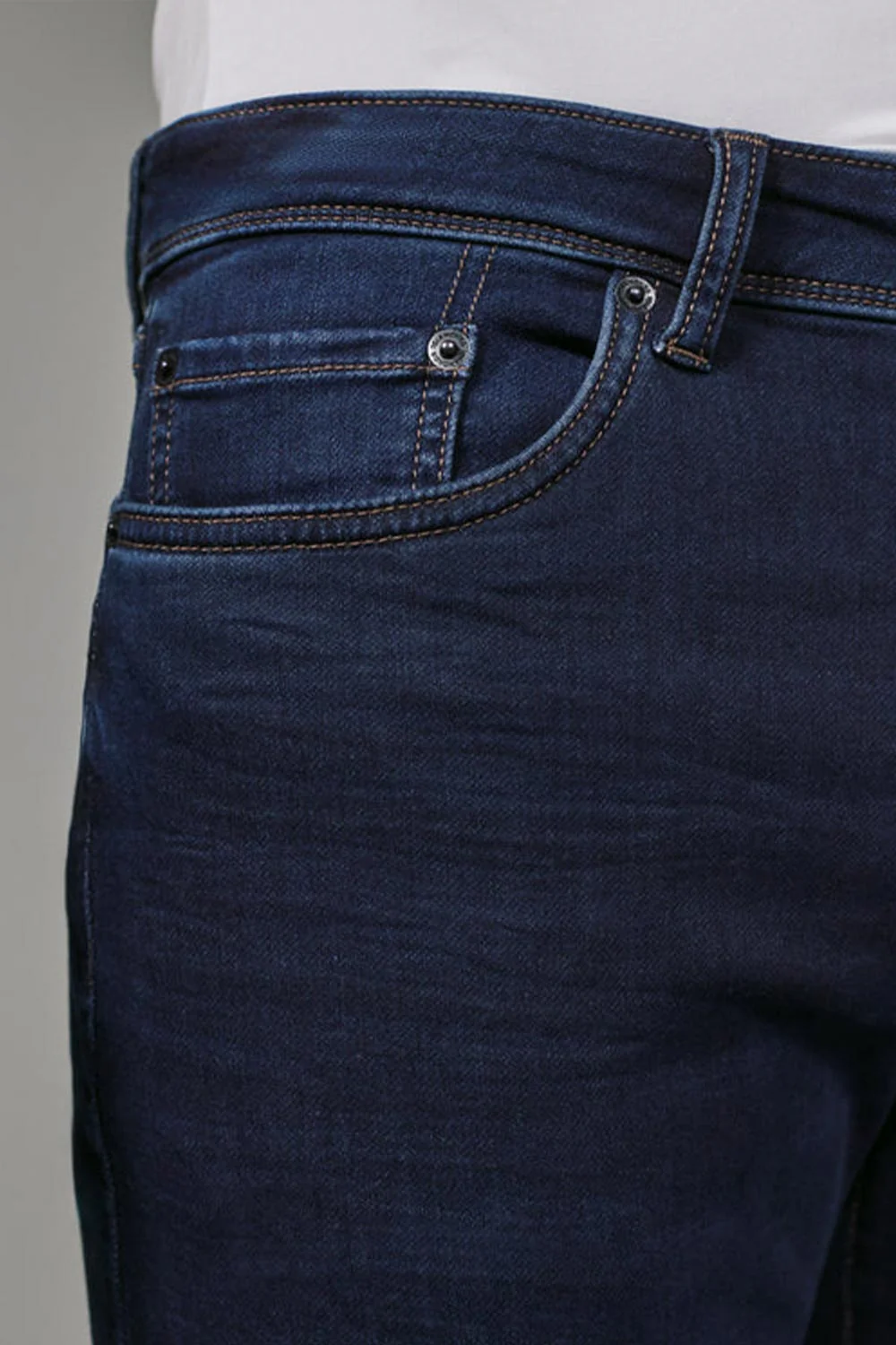 7Diamonds Generation Athletic Fit Denim Jeans for Men in Dark Wash | STP-1294-OCEAN - Image 5