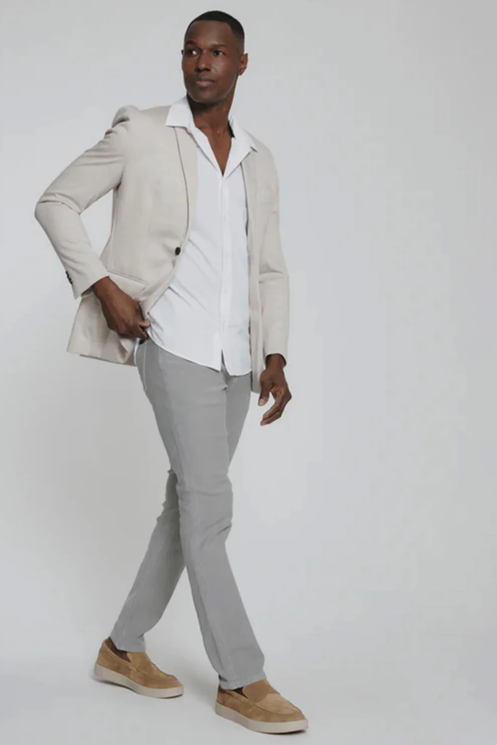 7Diamonds Generation 5 Pocket Pants for Men in a Grey | STP-1259 GREY - Image 2