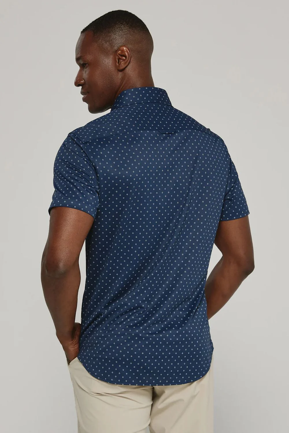 7Diamonds Alfie Shirt for Men in Navy | SMK-7843 NAVY - Image 2