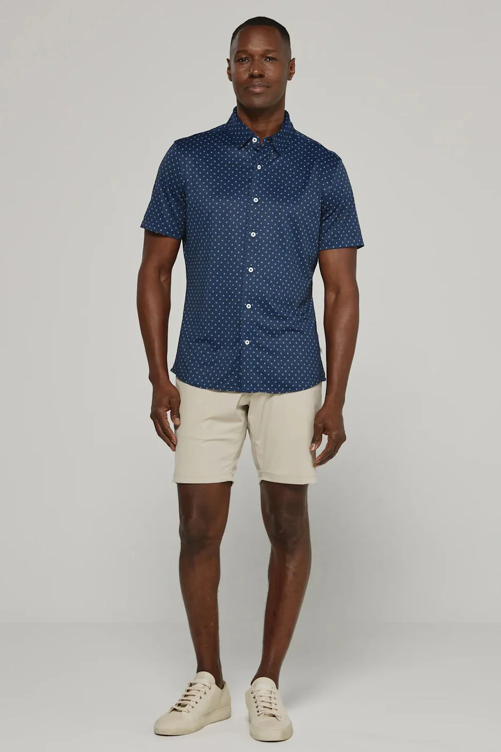 7Diamonds Alfie Shirt for Men in Navy | SMK-7843 NAVY - Image 3