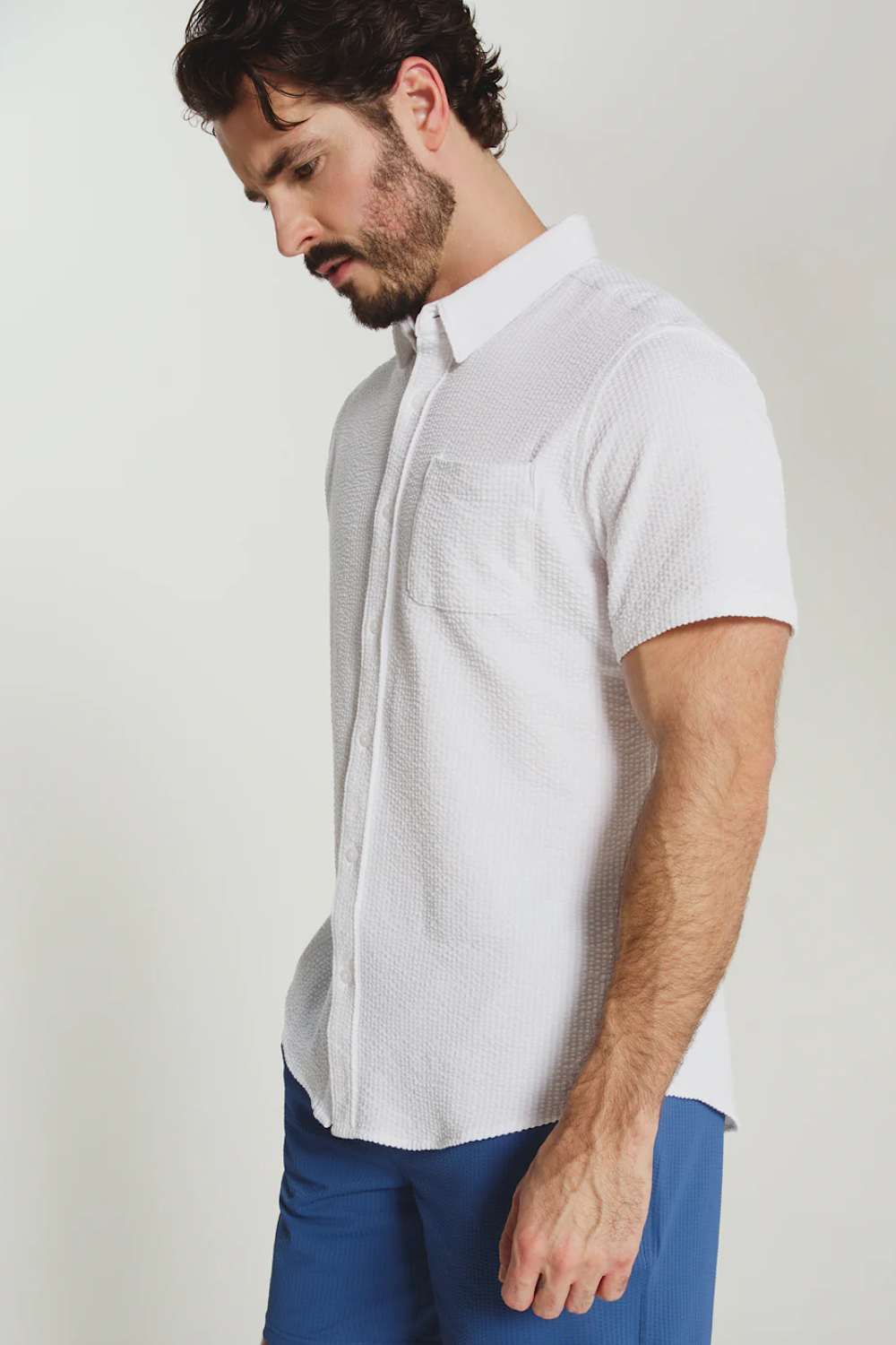 7Diamonds Bennet Shirt for Men in Ivory | SMK-7512 IVORYSEER - Image 2