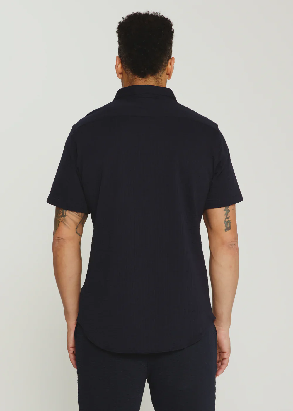 7Diamonds Bennet Shirt for Men in Navy | SMK-7512 NAVYSEER - Image 3