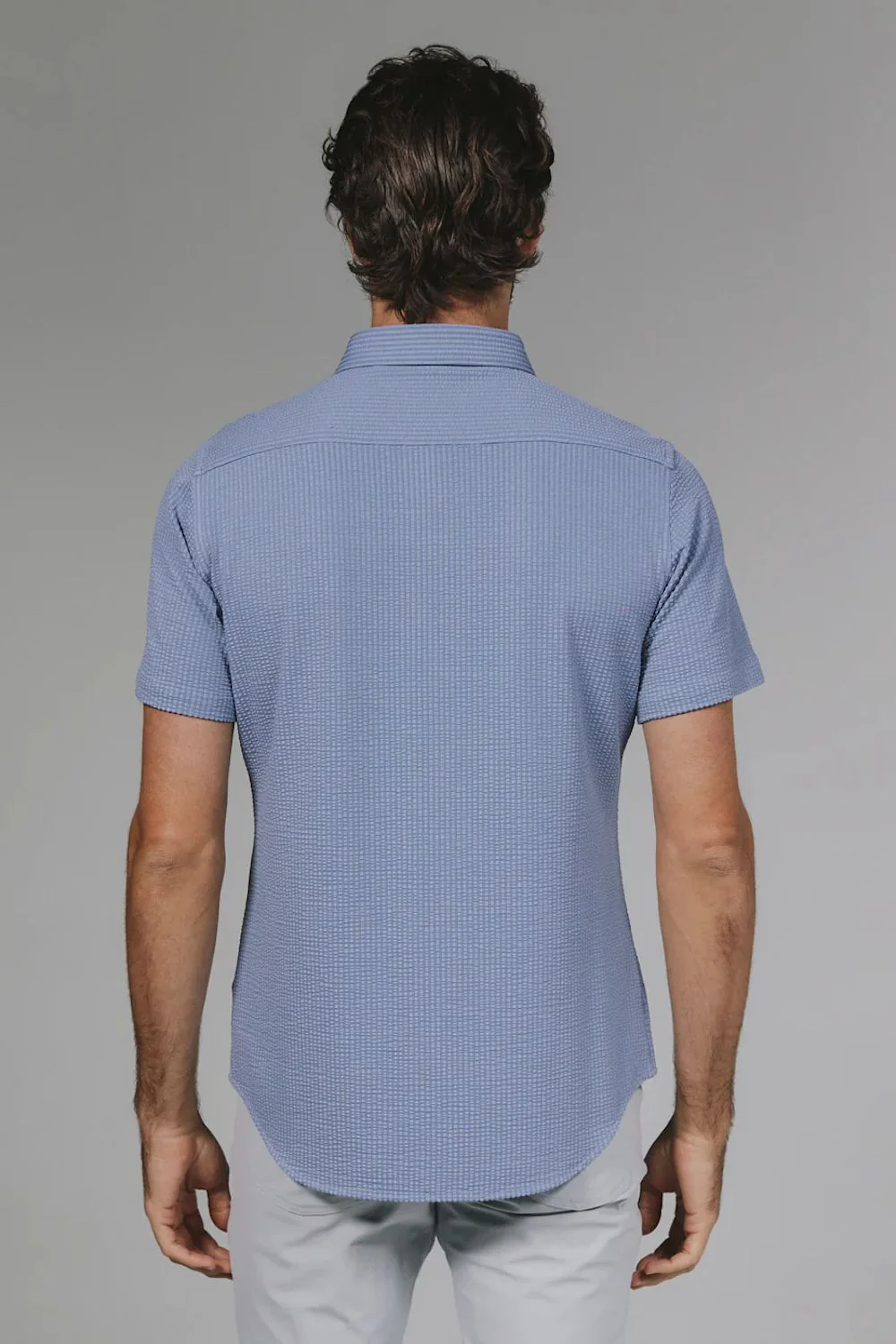 7Diamonds Bennet Shirt for Men in Thundercloud | SMK-7512-THUNDERCLOUD SEER - Image 3
