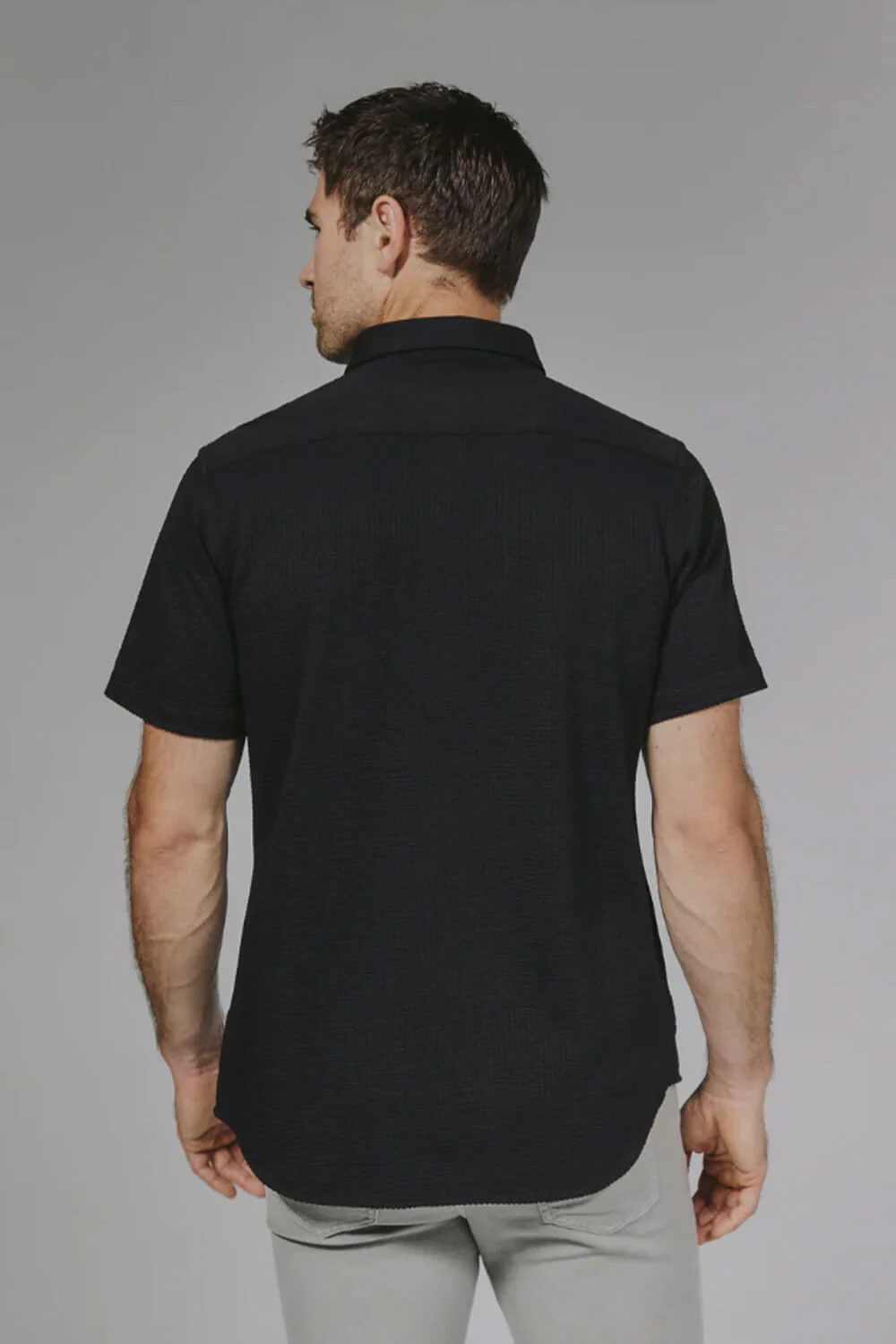 7Diamonds Bennet Shirt for Men in Black | SMK-7512 BLACKSEER - Image 3