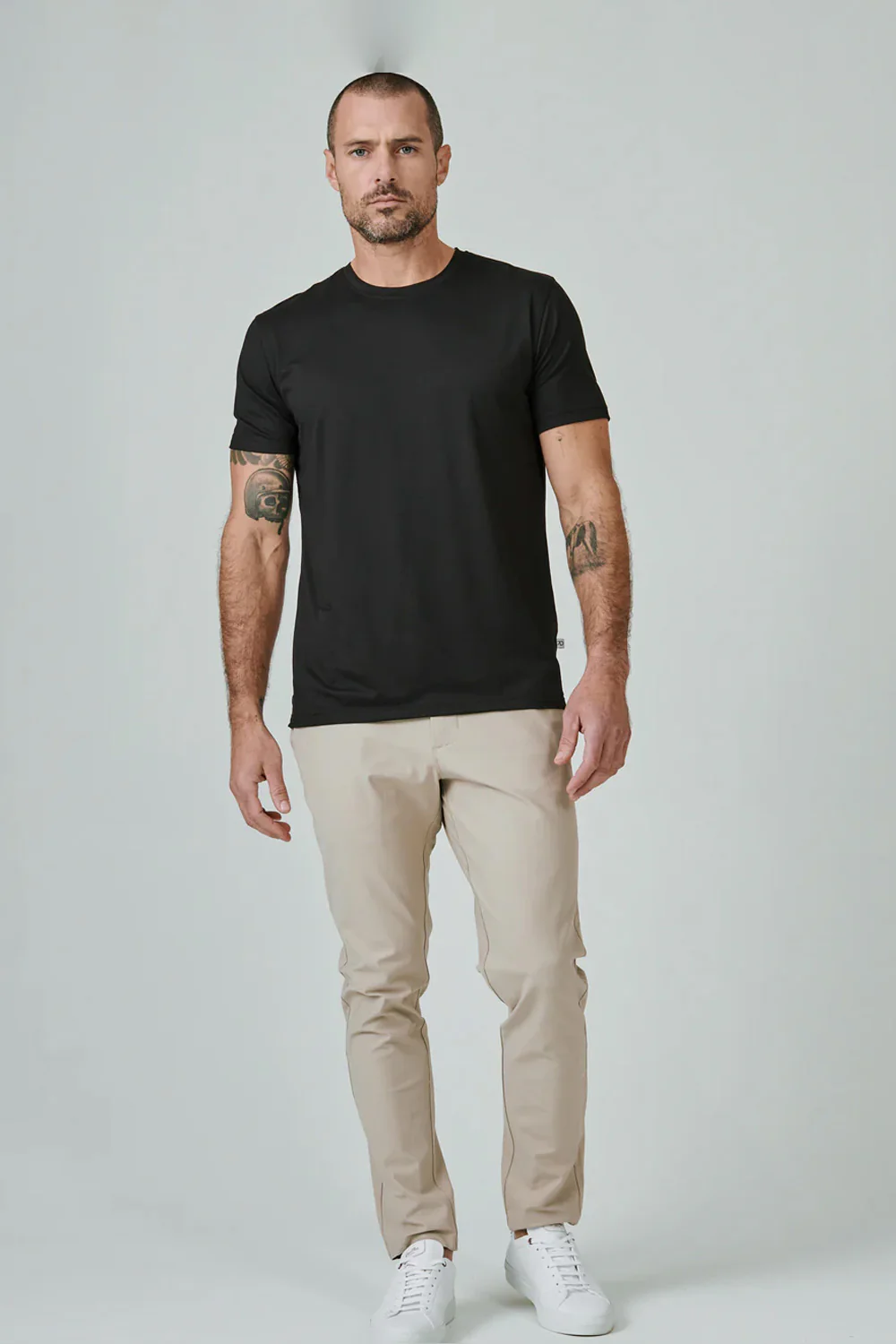 7Diamonds Core Crew T-Shirt for Men in Black | CSMT-4207-BLACK - Image 5