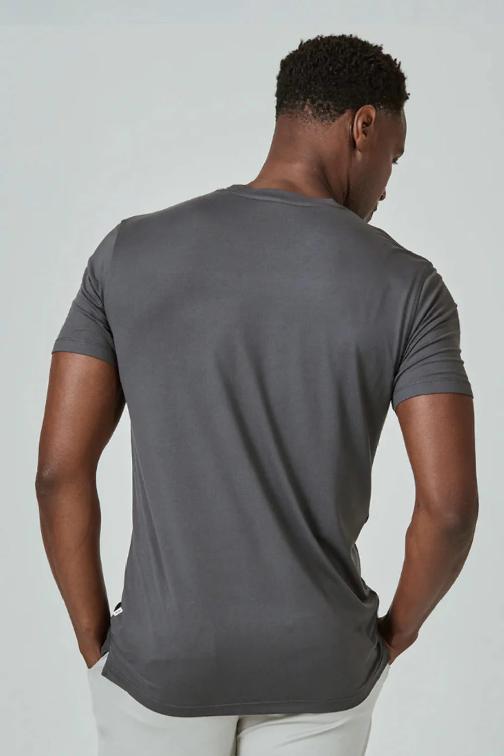 7Diamonds Core Crew T-Shirt for Men in Graphite | CSMT-4207-GRAPHITE - Image 2
