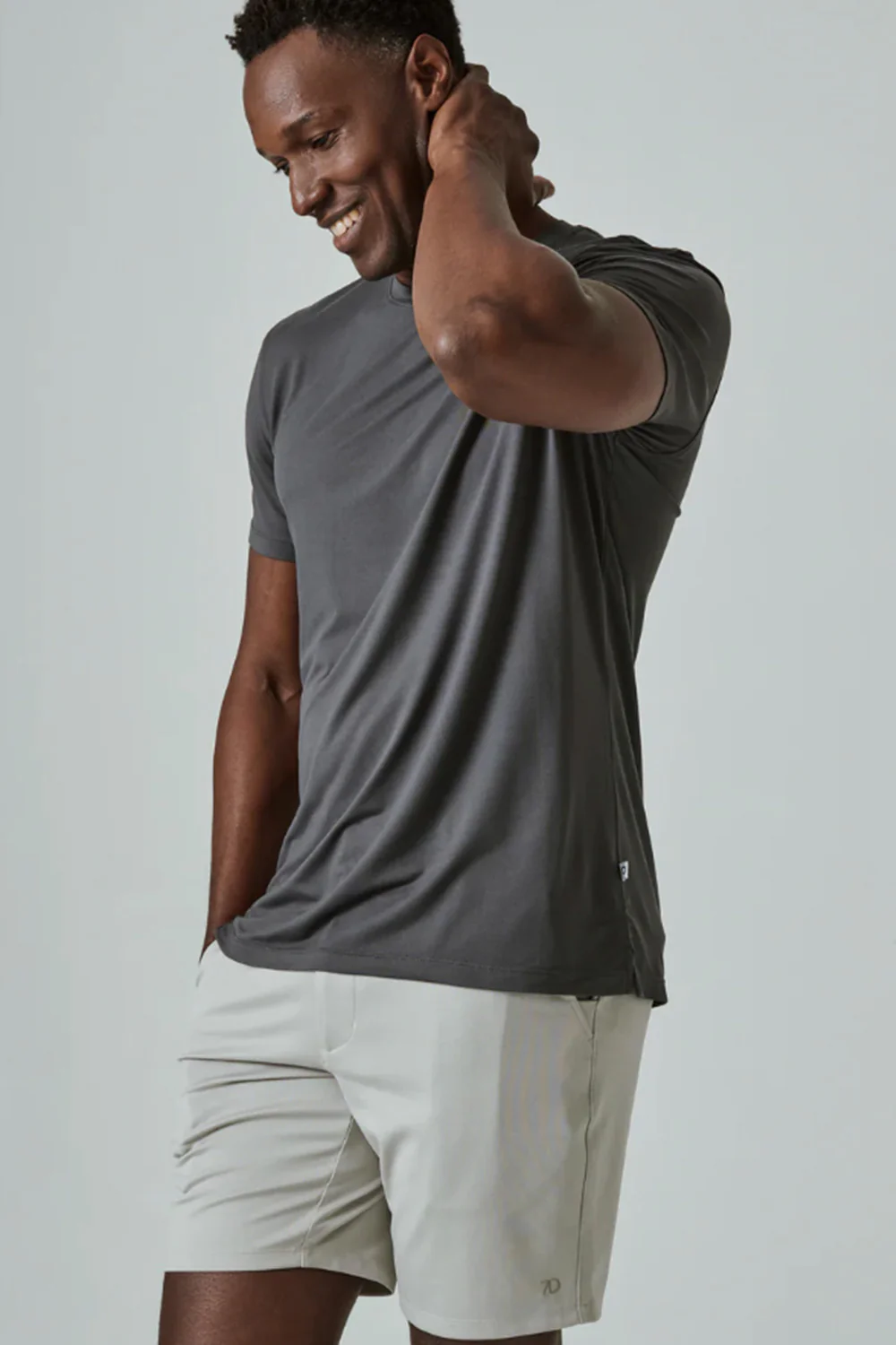 7Diamonds Core Crew T-Shirt for Men in Graphite | CSMT-4207-GRAPHITE - Image 4