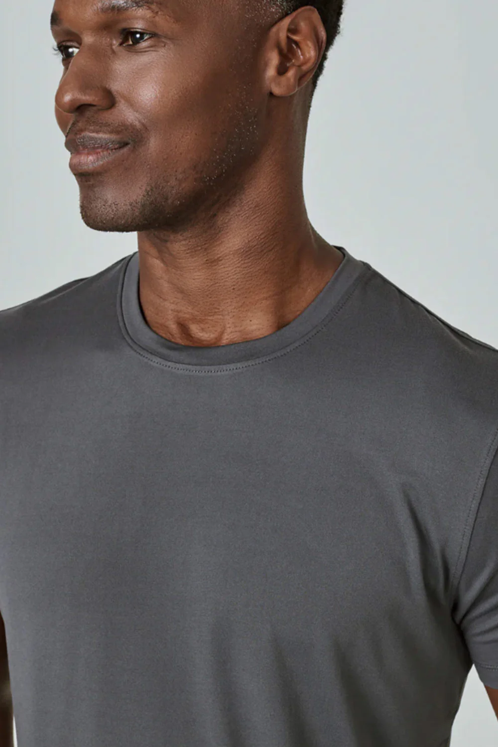 7Diamonds Core Crew T-Shirt for Men in Graphite | CSMT-4207-GRAPHITE - Image 5