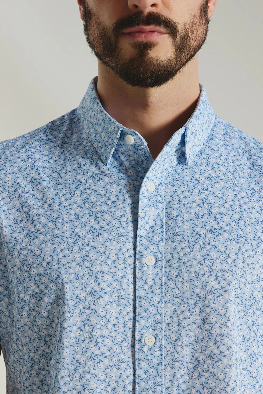 7Diamonds Costra Shirt for Men in Light Blue | SMK-8279 LT BLUE - Image 2