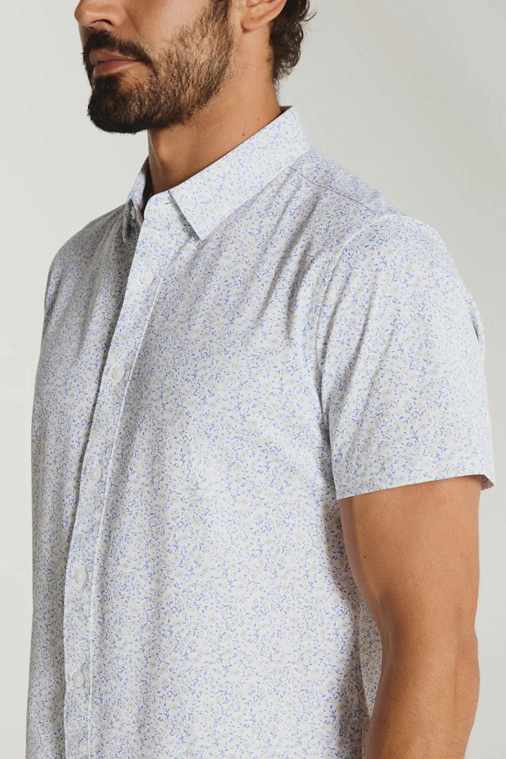 7Diamonds Costra Shirt for Men in White | SMK-8279 WHITE - Image 2