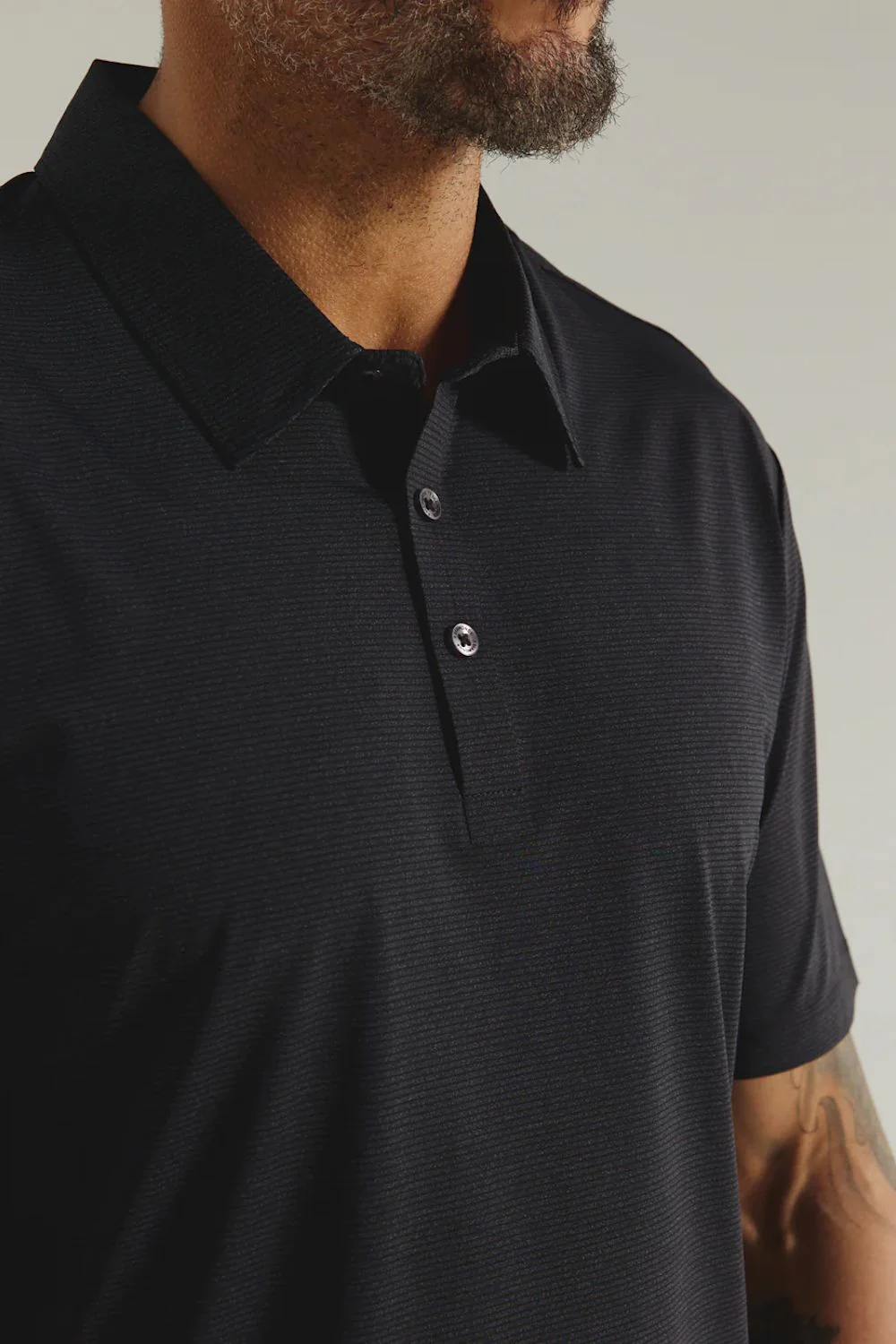 7Diamonds Dawn Patrol Polo for Men in Charcoal | SMP-1456 CHAR - Image 2